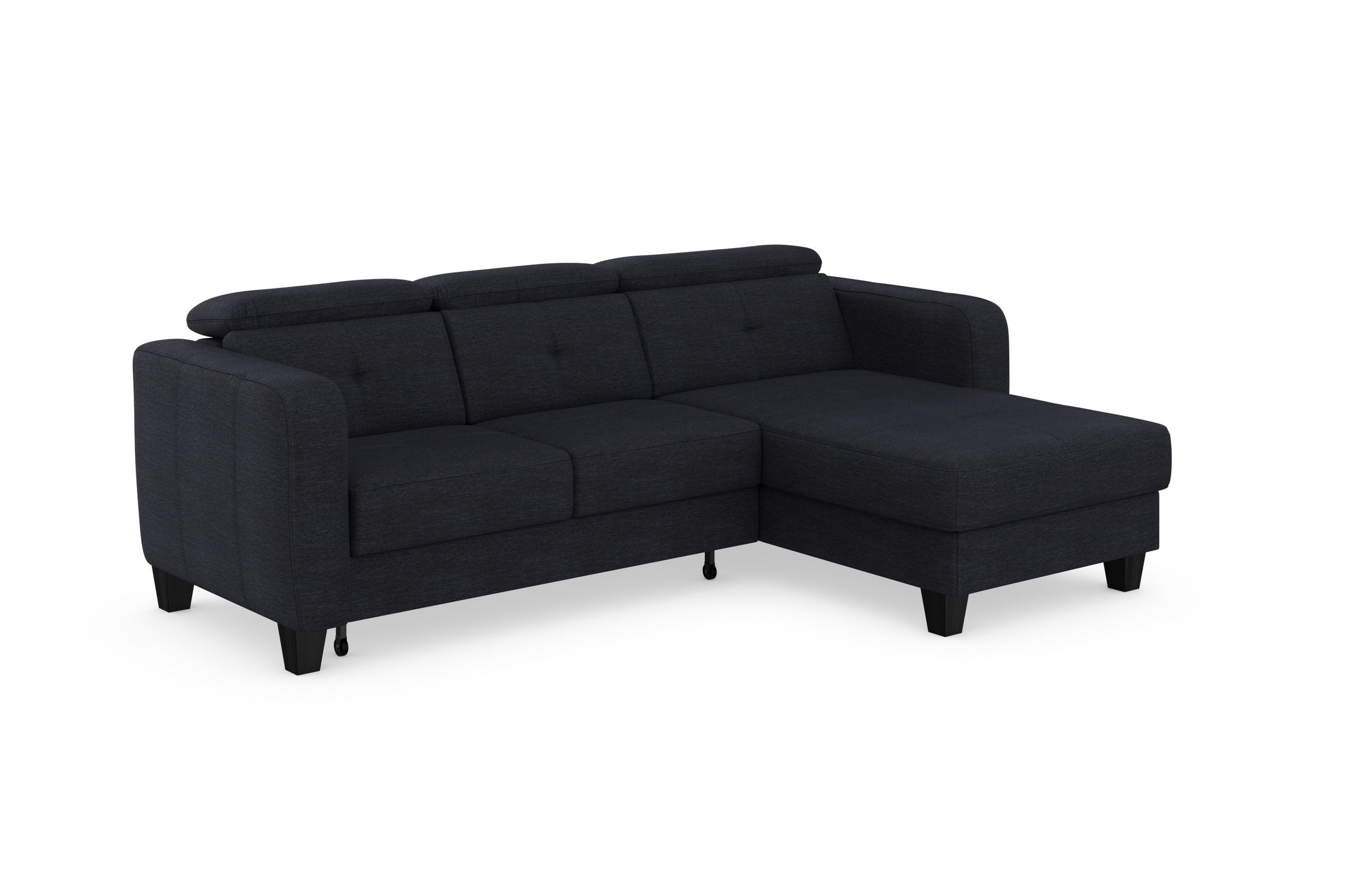 sit&more Ecksofa »Belluci L-Form«, inklusive Federkern, wahlweise mit Bettfunktion und Bettkasten