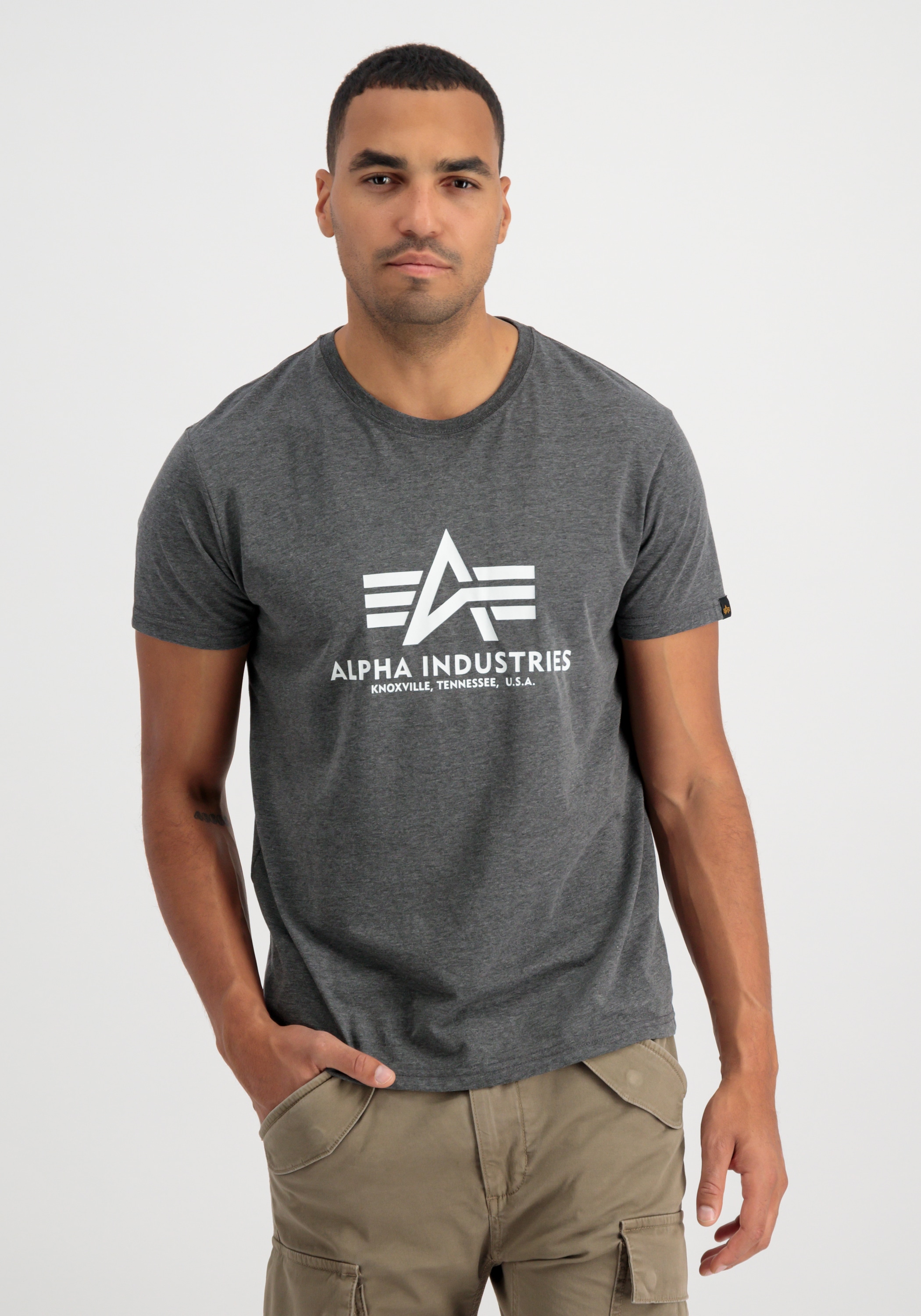 Alpha Industries T-Shirt "Alpha Industries Men - T-Shirts Basic T-Shirt BL" günstig online kaufen