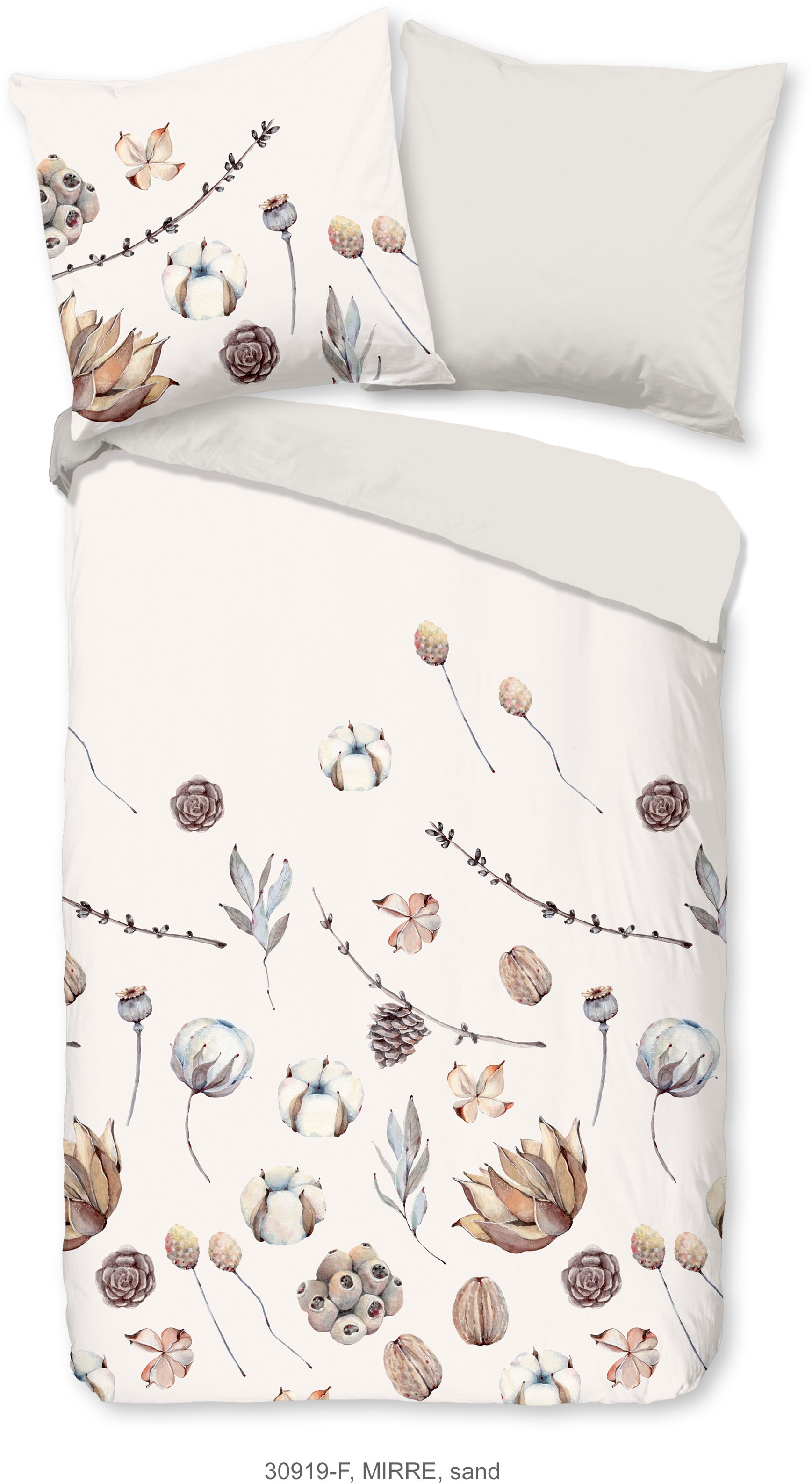 good morning Wendebettwäsche "Mirre" 2 Stk. tlg. Biber, 135x200, Warm, Weic günstig online kaufen