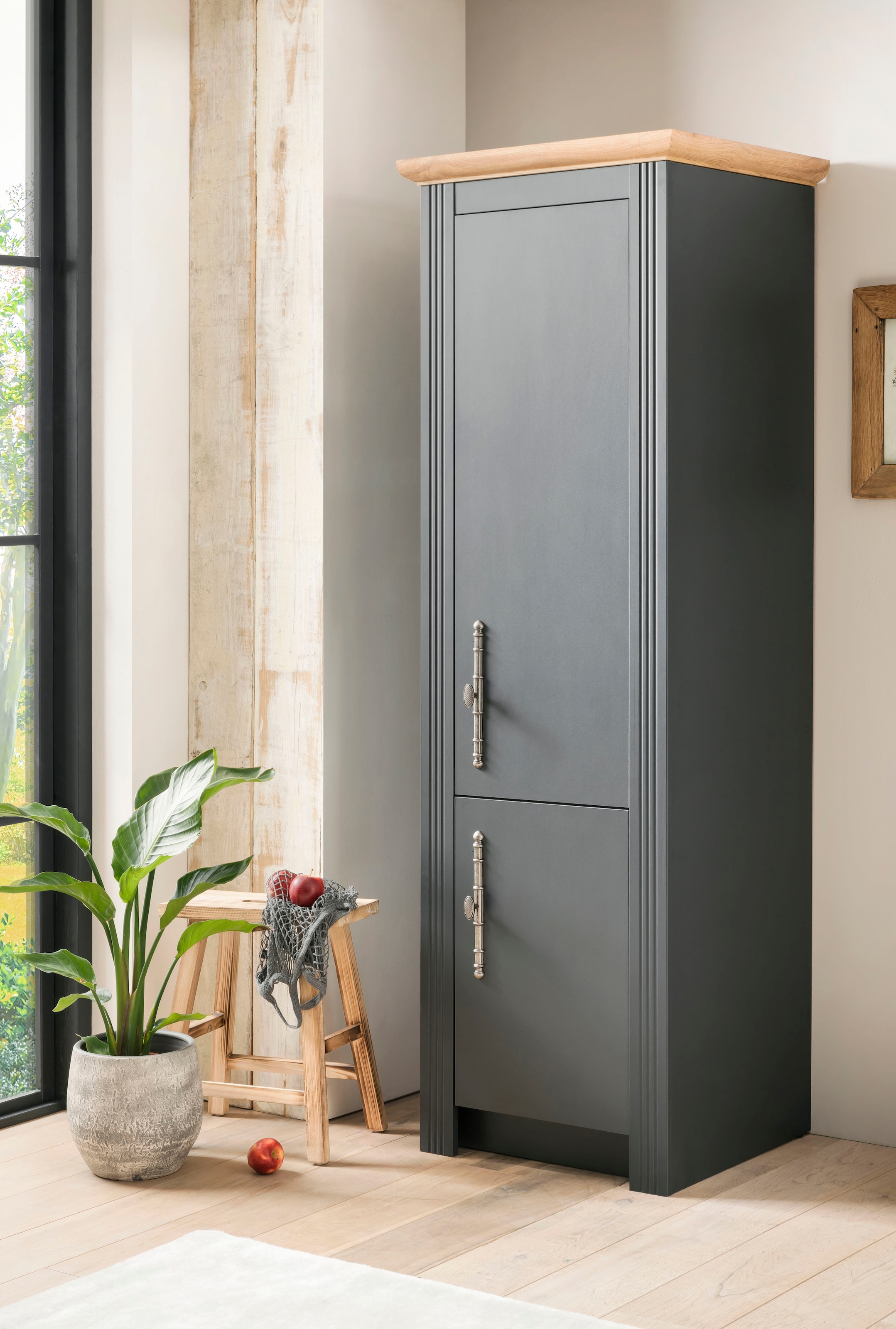 KOCHSTATION Hochschrank »Westminster«, im romantischen Landhausstil, Höhe 202 cm