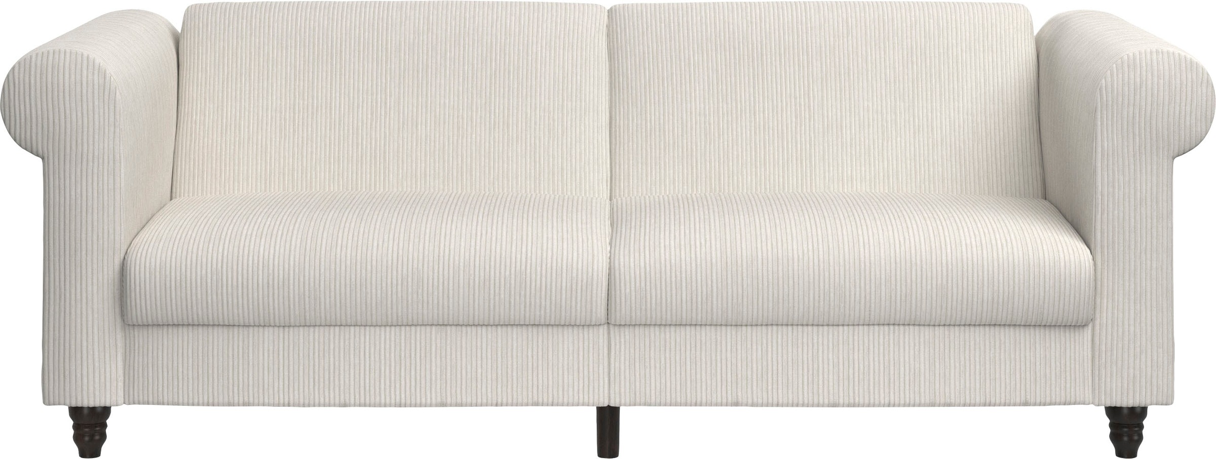 Dorel Home 3-Sitzer »Felix II, Schlafsofa 236cm, (Liegefläche 108x190cm), Rückenlehne«, 3-fach verstellbar, Sitzhöhe 46 cm, Cord