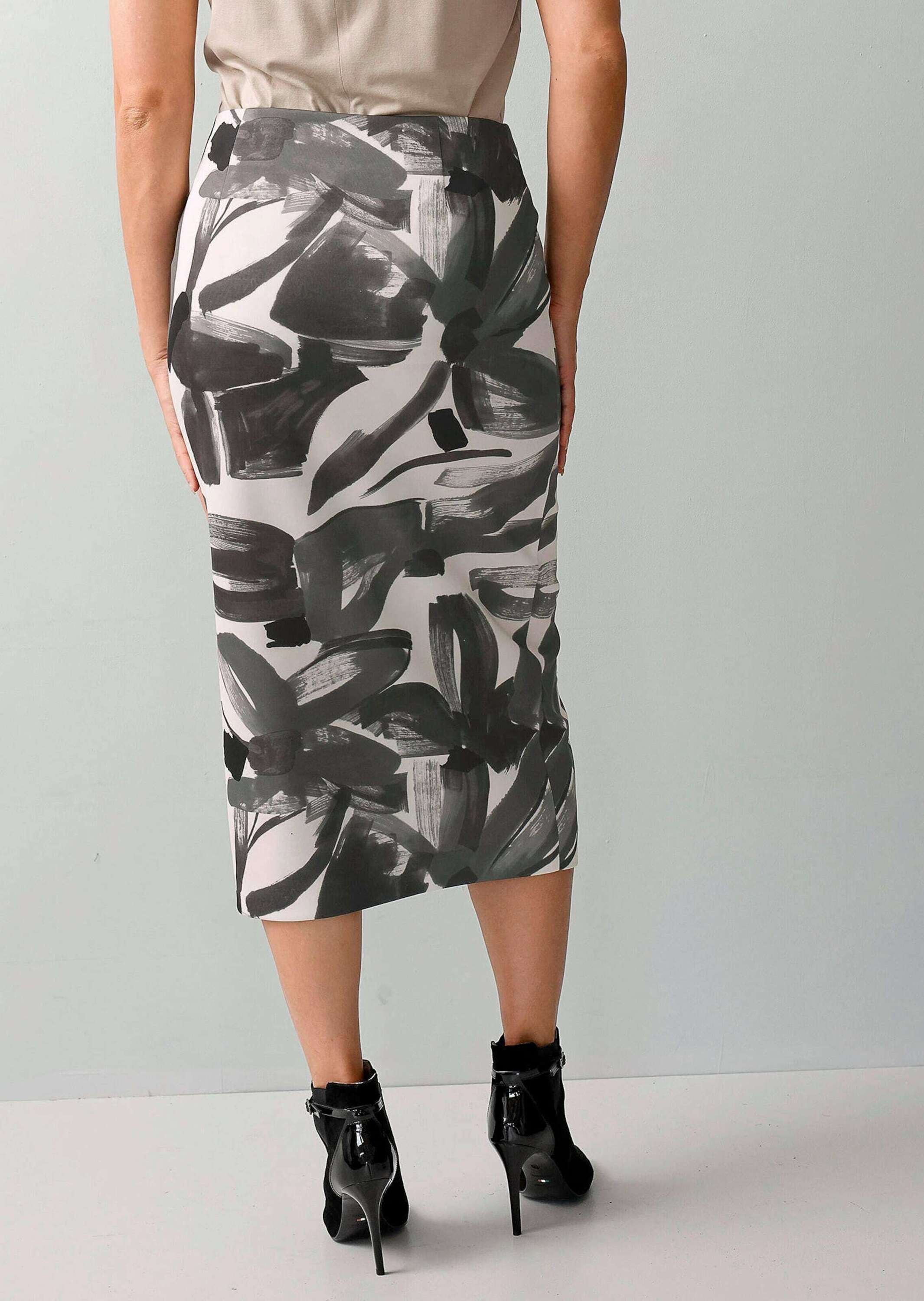 Alba Moda Bleistiftrock »Rock Rock mit floralem Print«