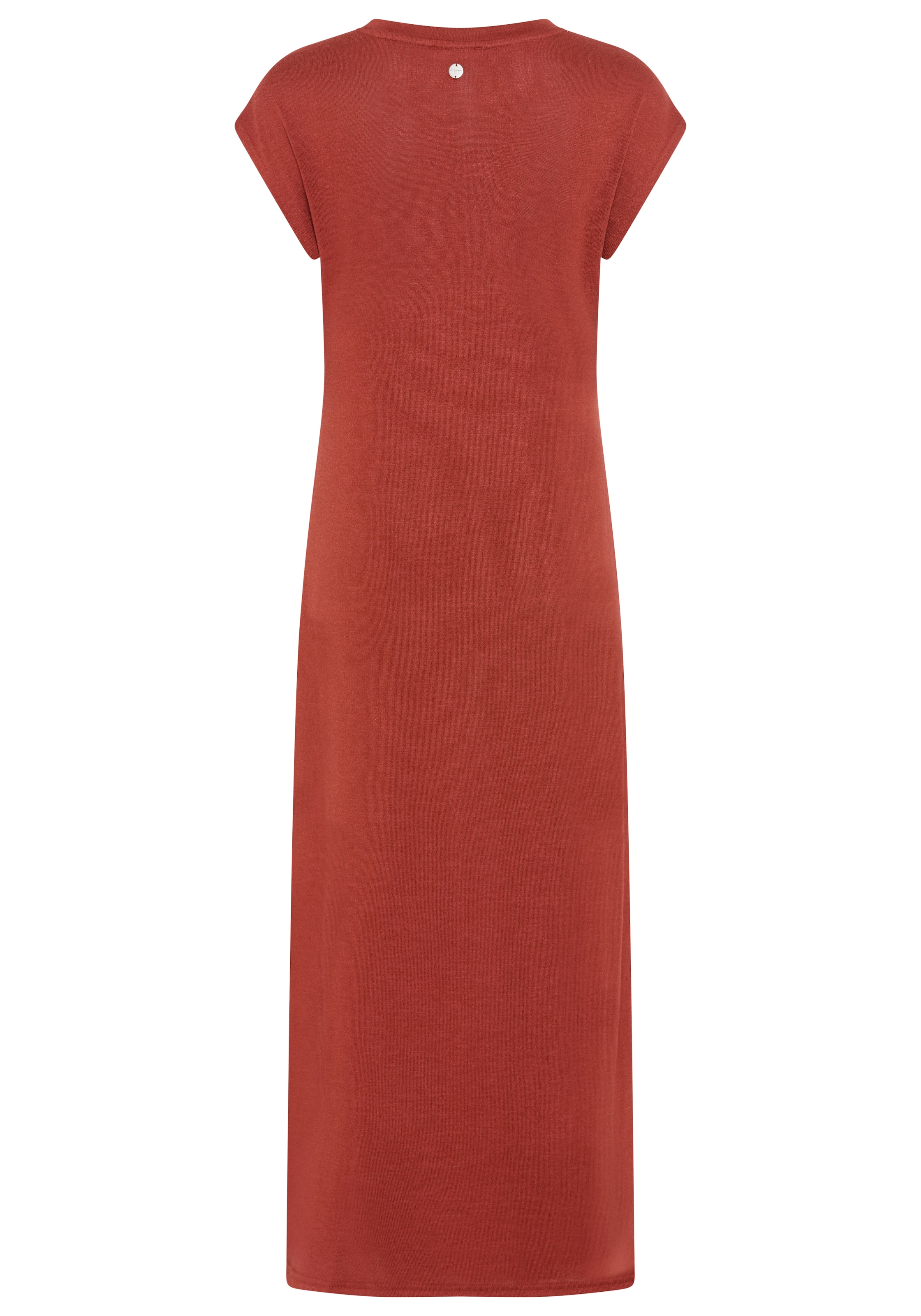 Tamaris Strickkleid mit lässigem Schnitt und seitlichen Schlitz