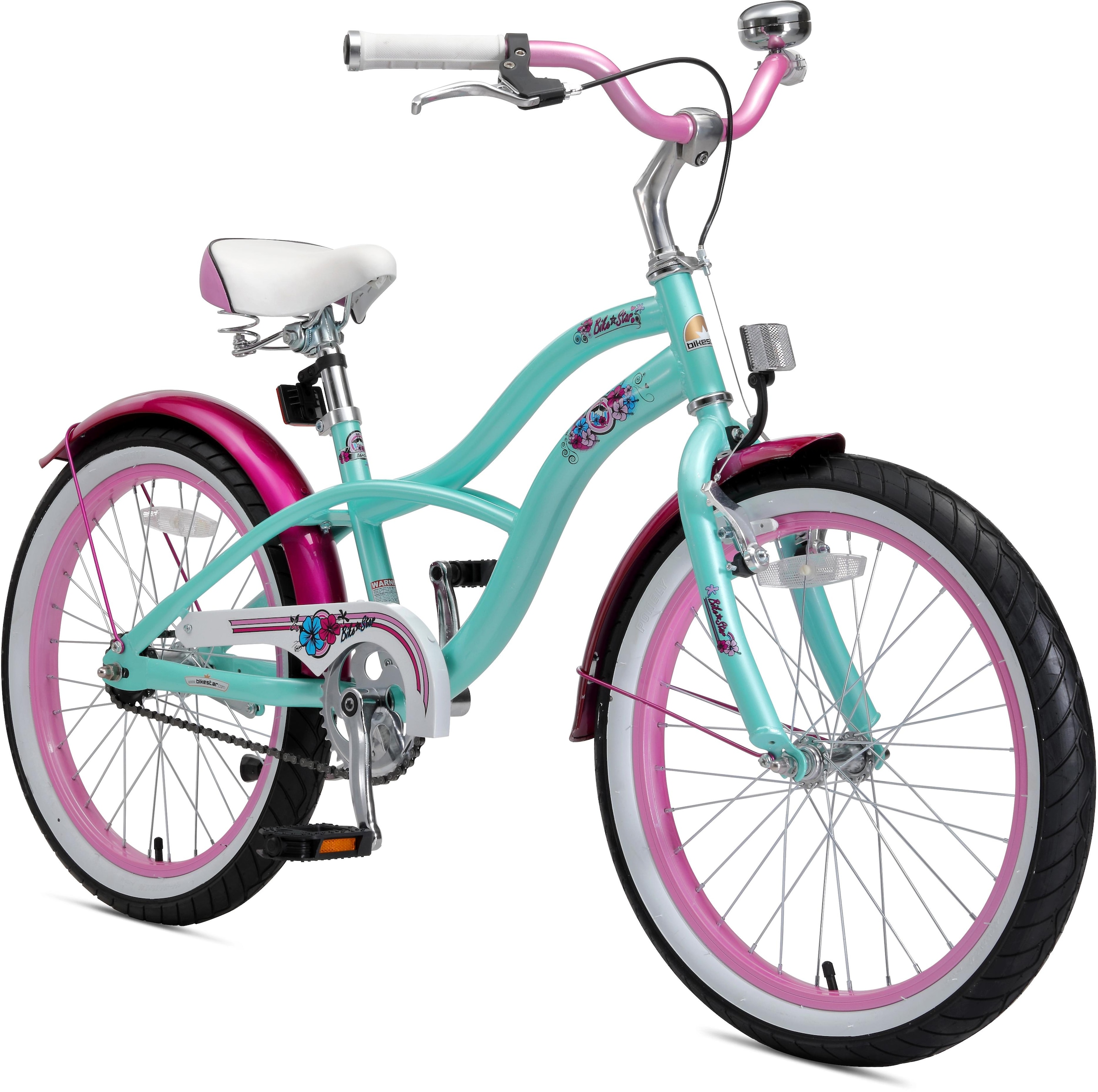 Bikestar Jugendfahrrad »Cruiser«, 1 Gang, für Damen