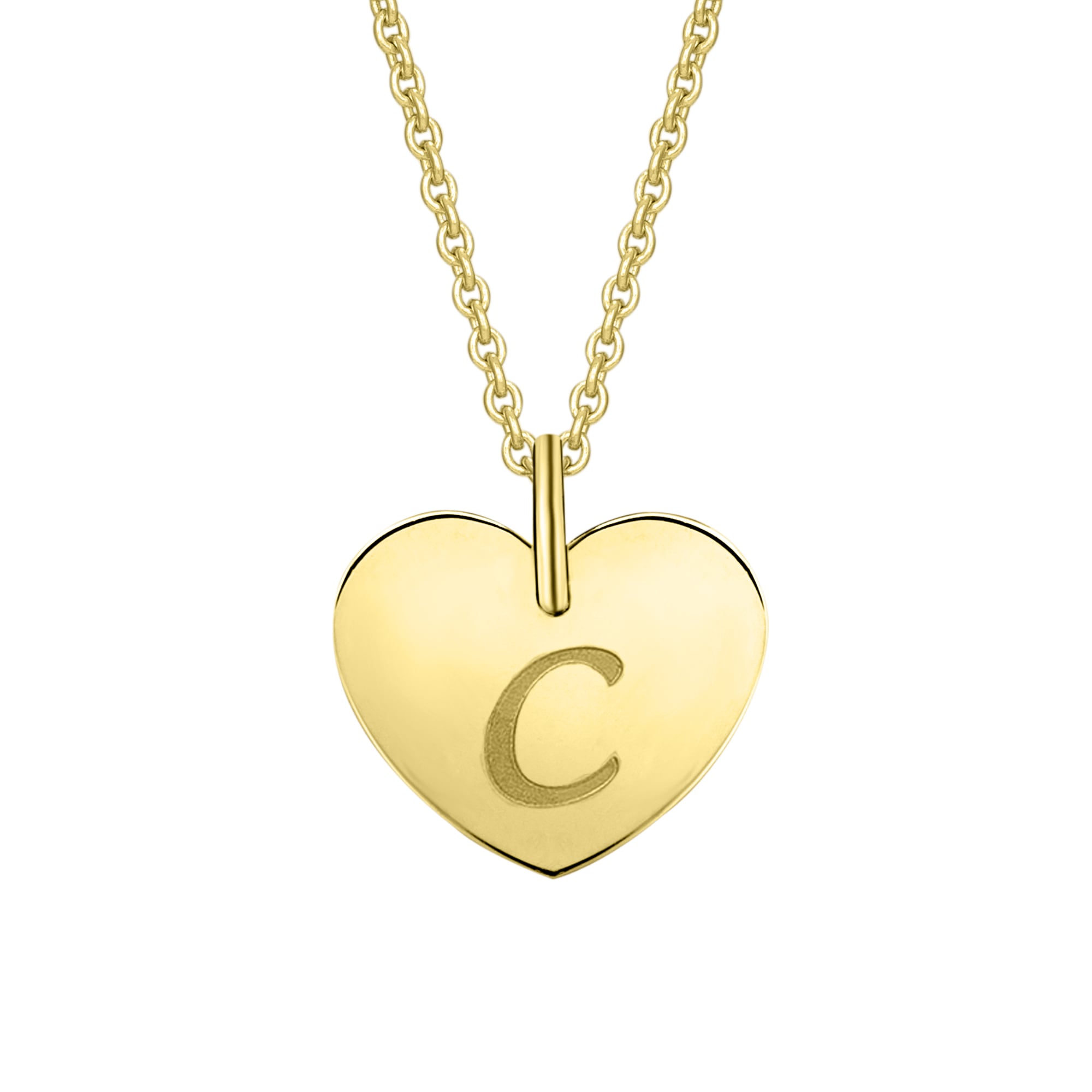 ONE ELEMENT Herz Herz Pendant Gold