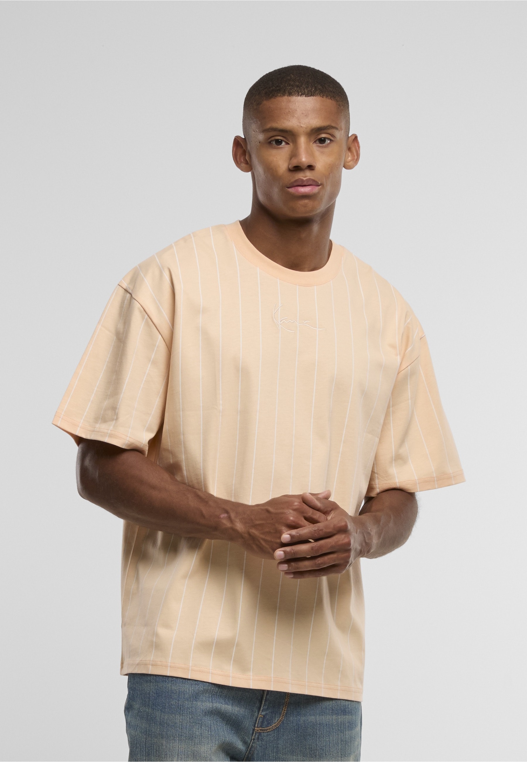 Karl Kani T-Shirt »Karl Kani Small Signature Essential Pinstripe Tee« 1