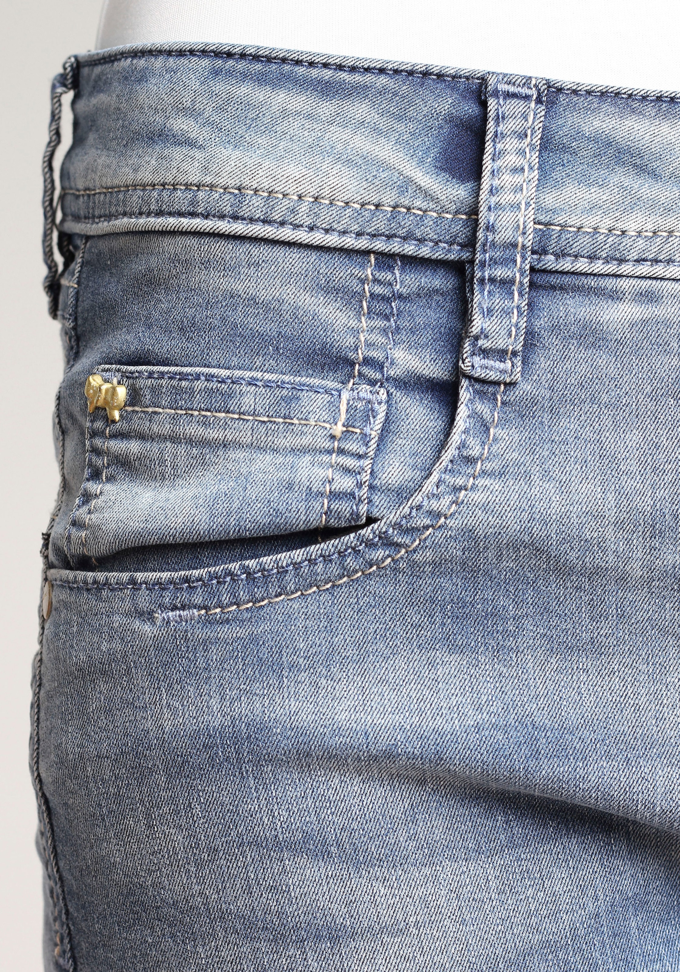 bestellen GANG in Relax-fit-Jeans BAUR | für cooler »94Amelie«, Waschung Used