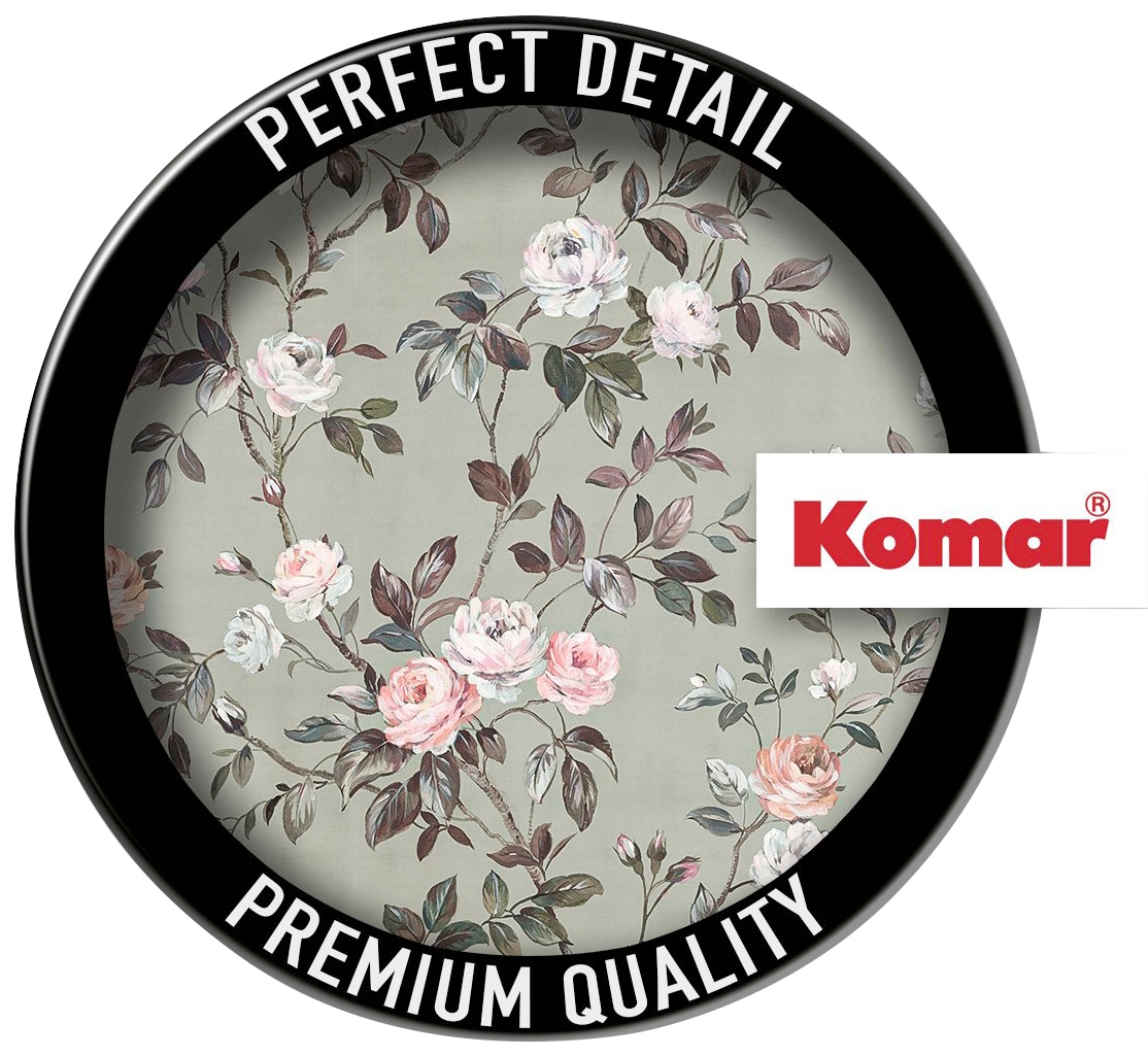 Komar Vliestapete »Digitaldruck Vlies - Rosellia - Größe 350 x 250 cm«, bedruckt, Wohnzimmer, Schlafzimmer