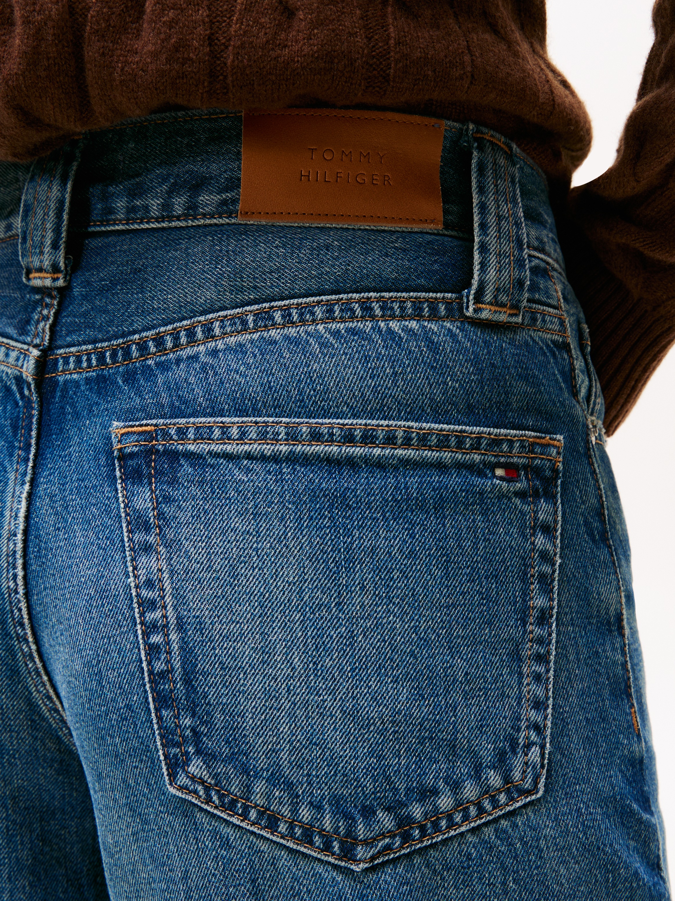 Tommy Hilfiger High-waist-Jeans "DNM KRIS 70s WIDE LEG HW" günstig online kaufen