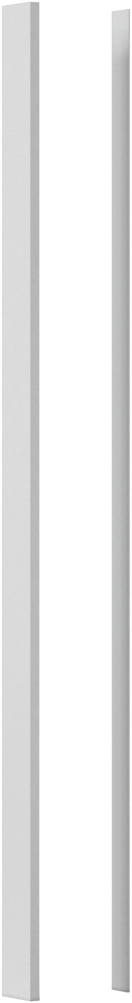 Möbelblende RAUCH, B:2cm H:229cm T:12cm, grau, Holzwerkstoff, Möbelblenden, "Ausgleichsleiste Abstandsleiste Zwischeneinbau AGORDO", für Anbau von