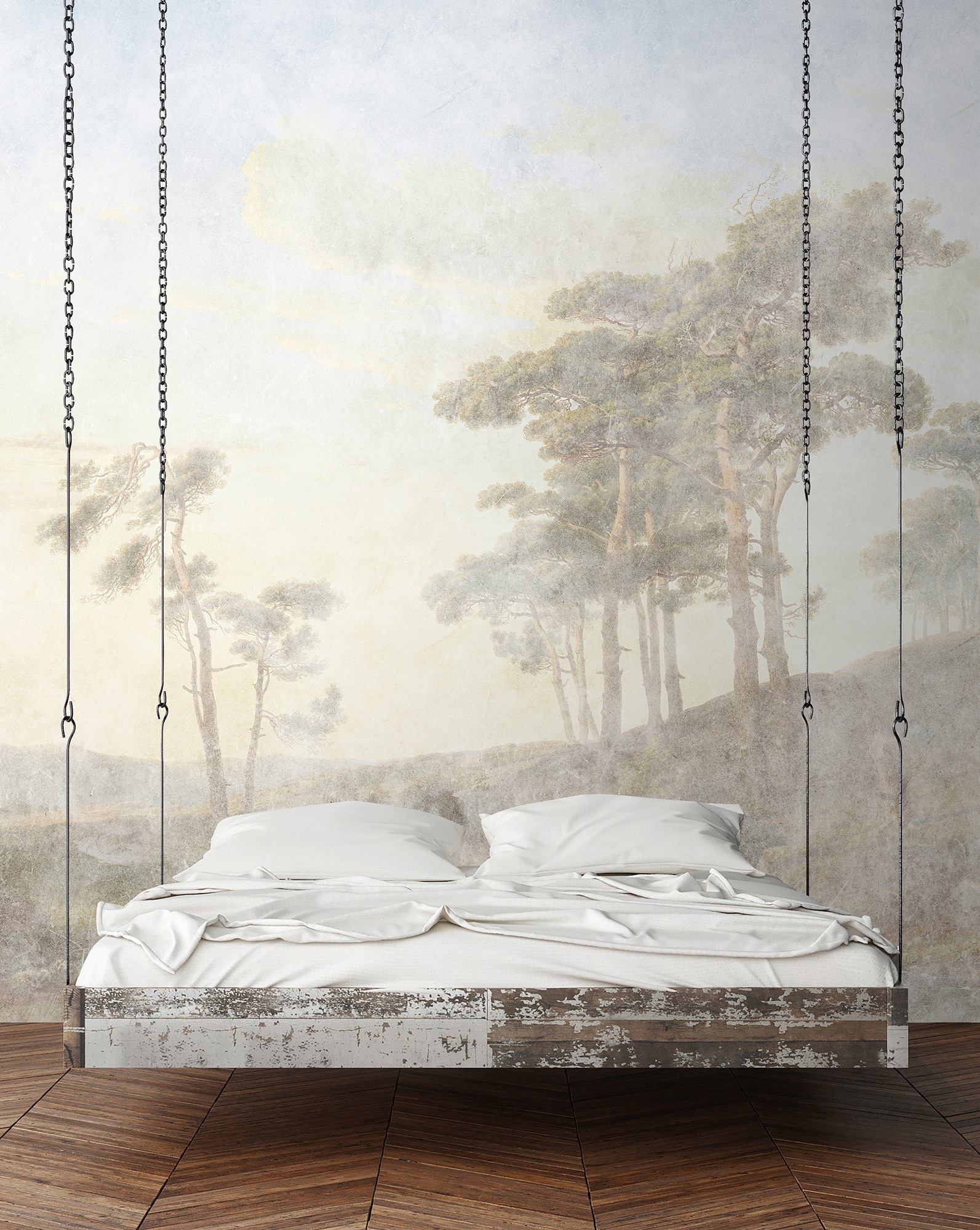 living walls Fototapete "Walls by Patel Romantic Grove" glatt Vlies, Wand günstig online kaufen