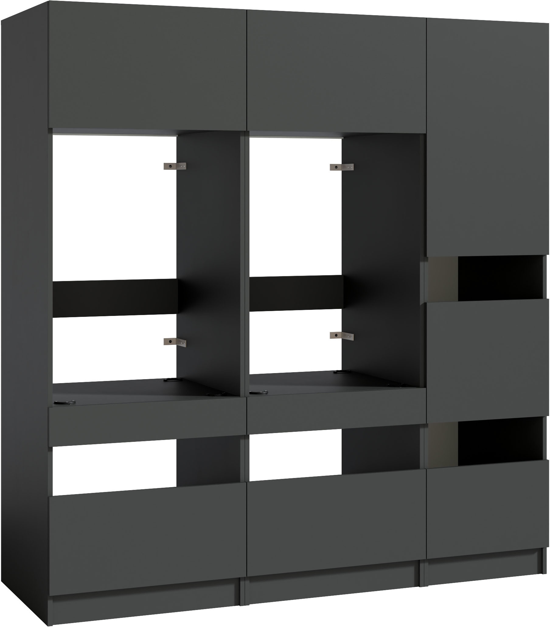 BASIC by Balculina Mehrzweckschrank-Set »Washhome B/T/H 186x68x200 cm« 3 Stk. tlg.