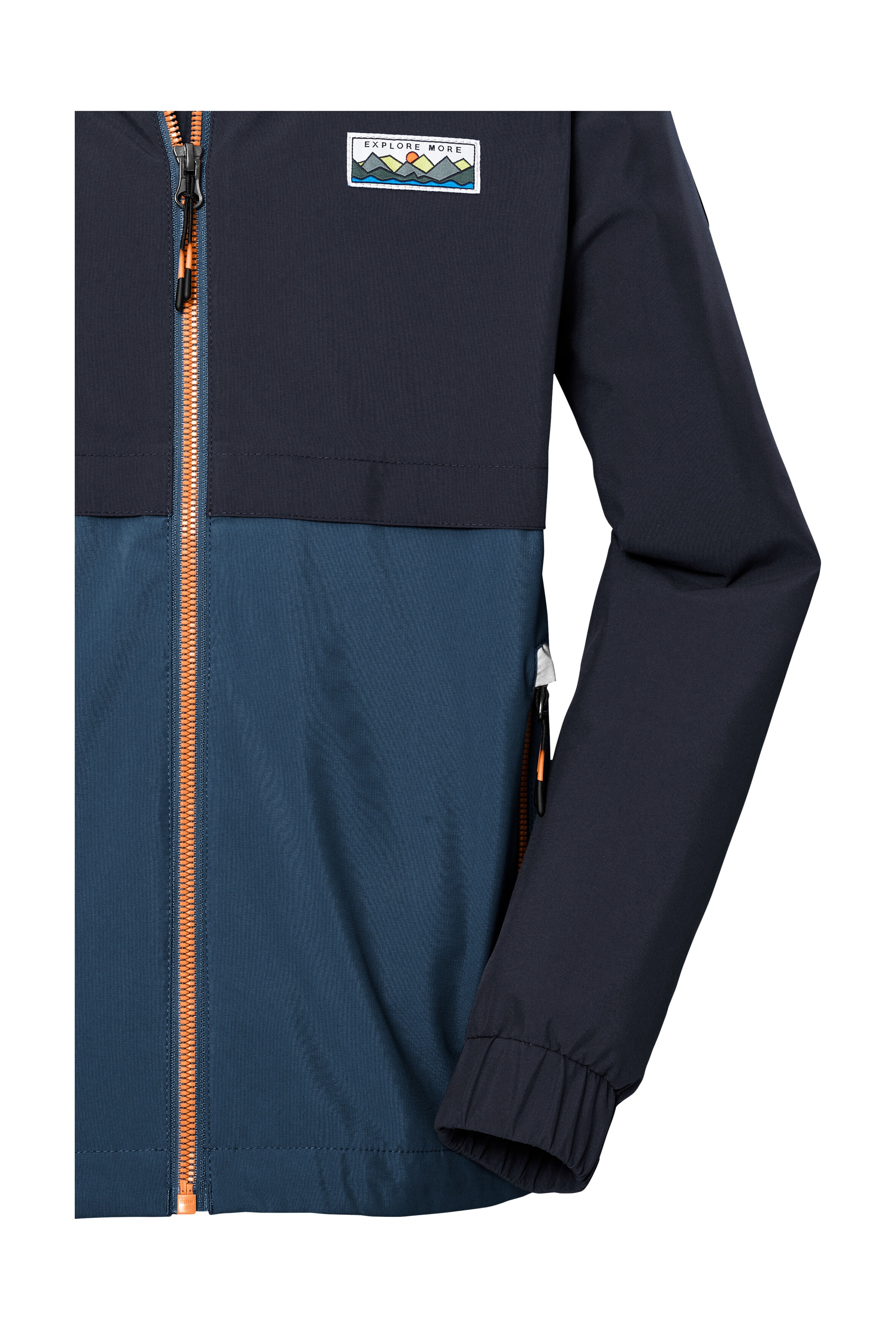 Killtec Funktionsjacke »KOS 141 BYS JCKT«, Wasserdichte Kinderjacke, Colourblock, reflektierend, PFAS-frei