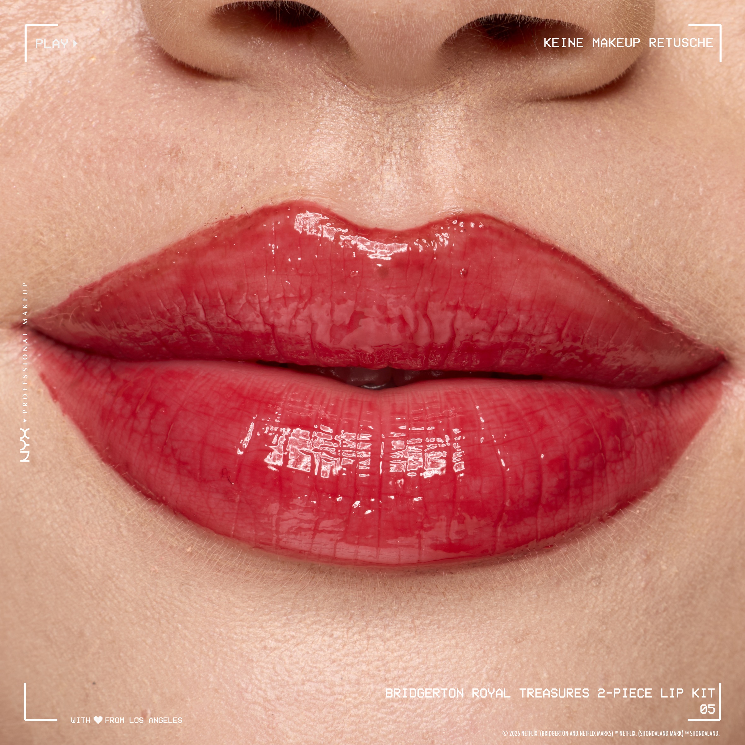 NYX PROFESSIONAL MAKEUP Schmink-Set »BRIDGERTON ROYAL TREASURES LIP KIT« Royal Butter Gloss und Royal Lip Liner