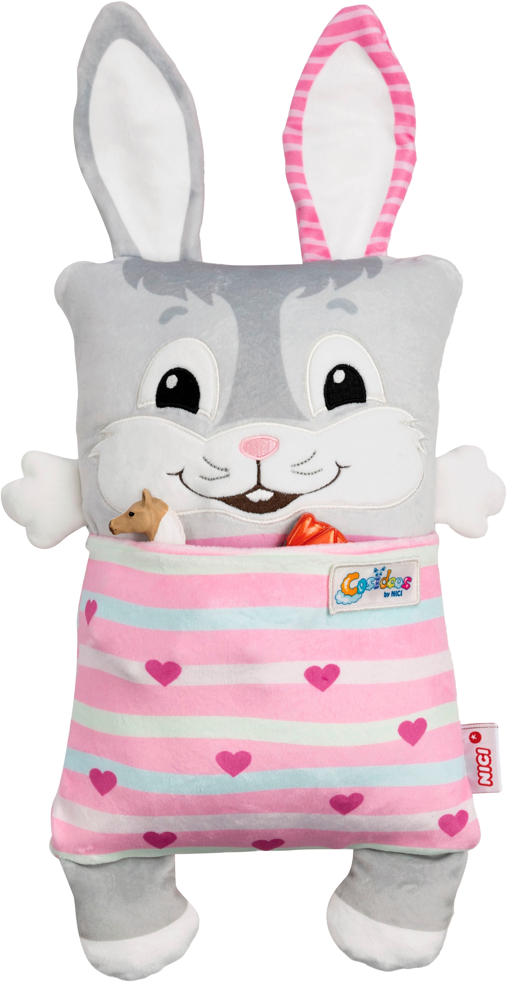Nici Kuscheltier »Cosidoos, Hase mit Wendefunktion 30x20 cm«