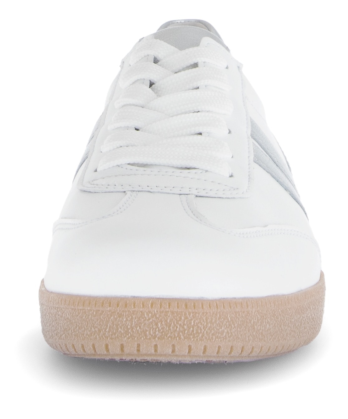 Gabor Plateausneaker, Freizeitschuh, Halbschuh, Schnürer, Kontrastbesatz in Metallic-Optik