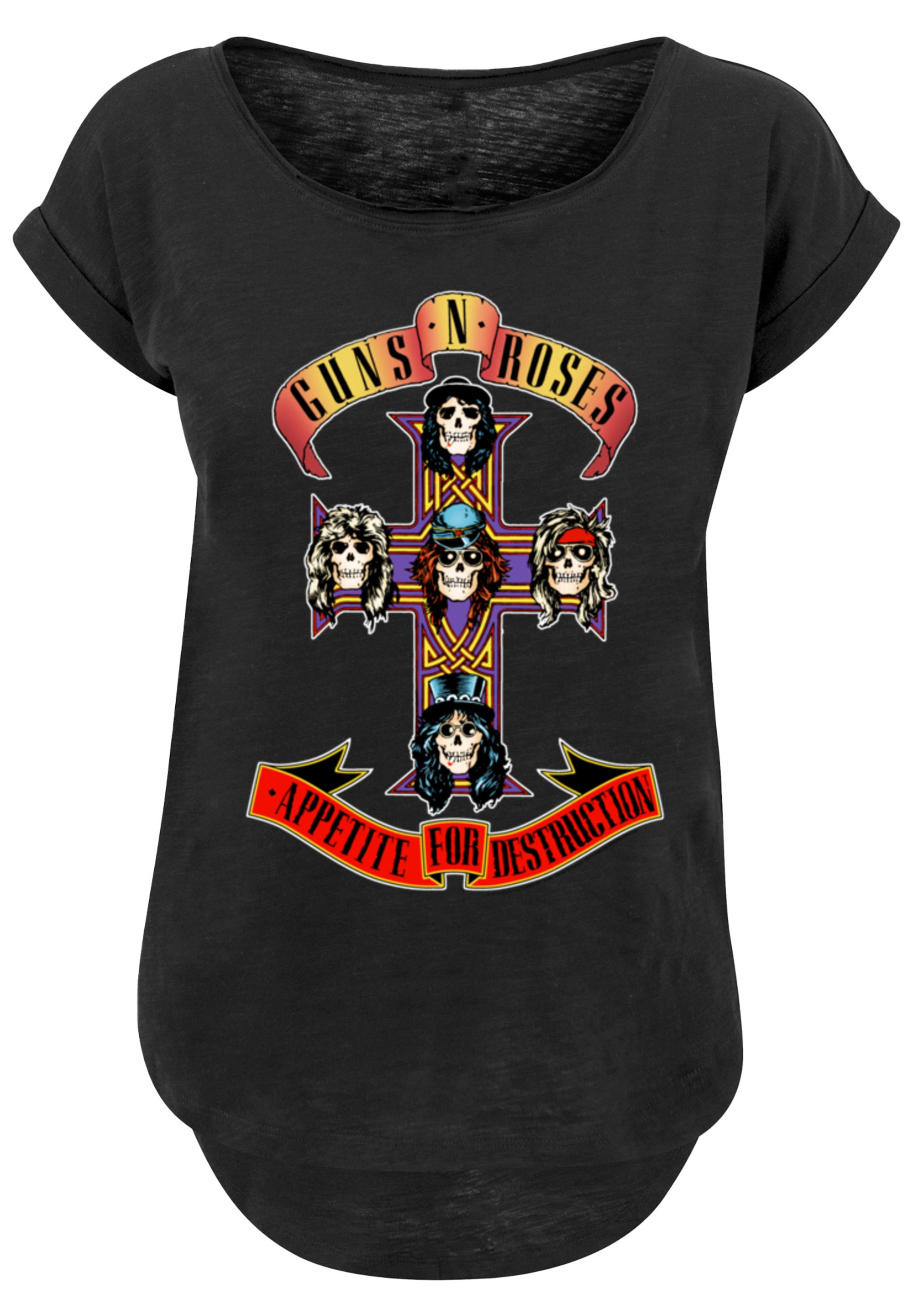 F4NT4STIC T-Shirt »Guns 'n' Roses Band Appetite For Destruction«, Print