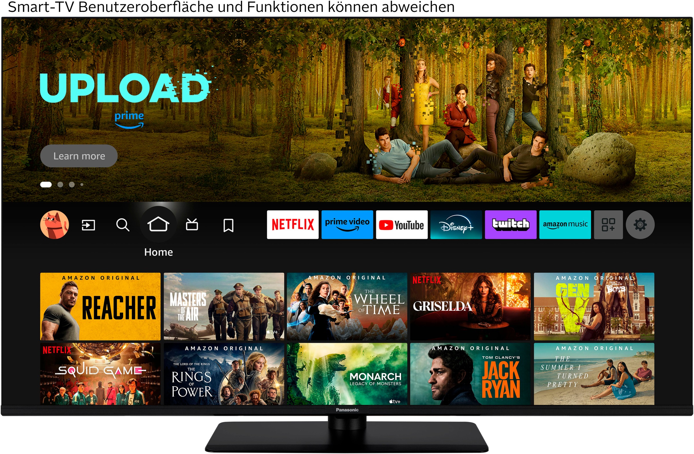 Panasonic LED-Fernseher »TV-50W80AEZ«, 4K Ultra HD, Smart-TV