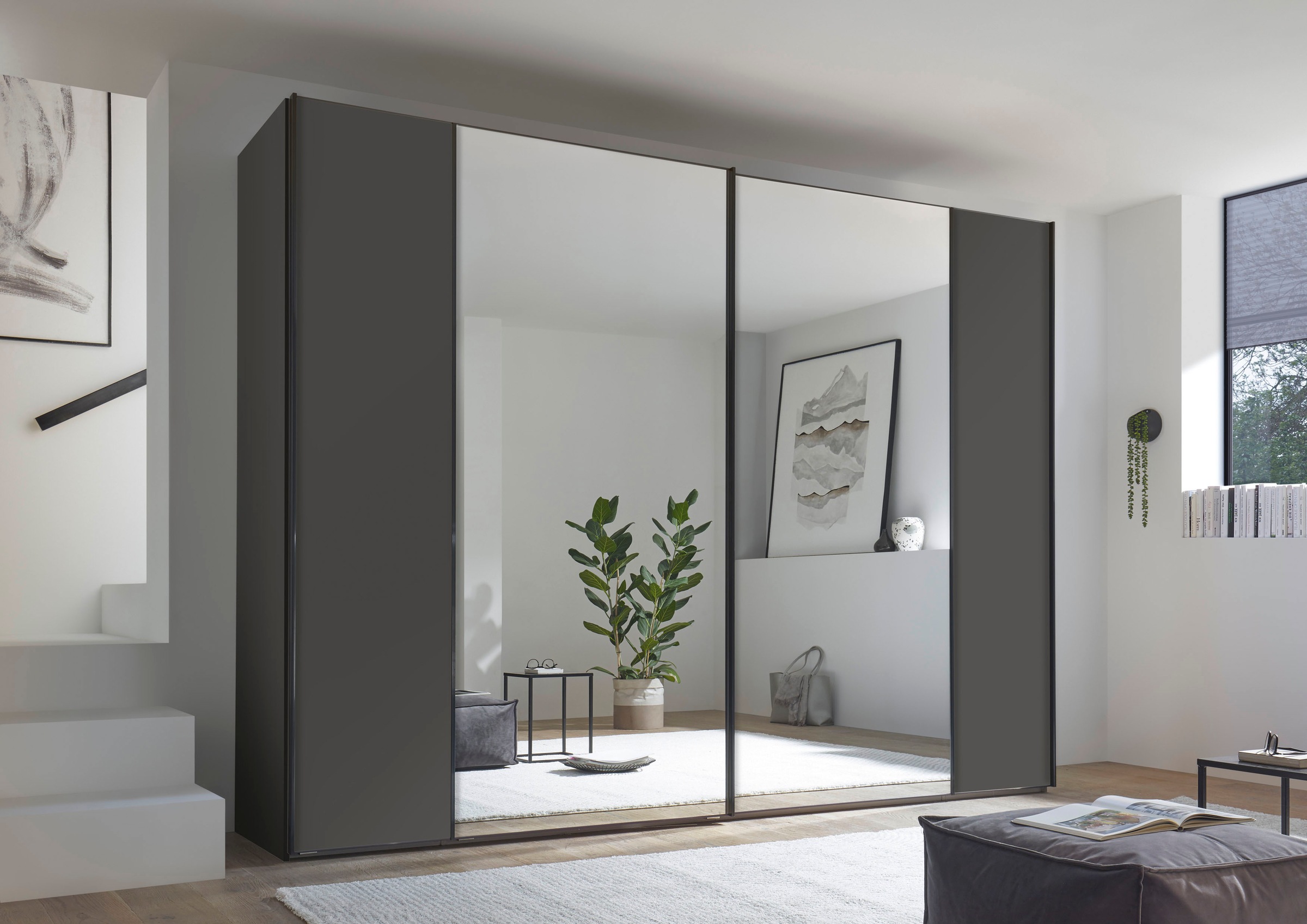 STAUD Schwebetürenschrank »Sonett 120 G, Made in Germany« mit vier verschiedenen Ausstattungsvarianten