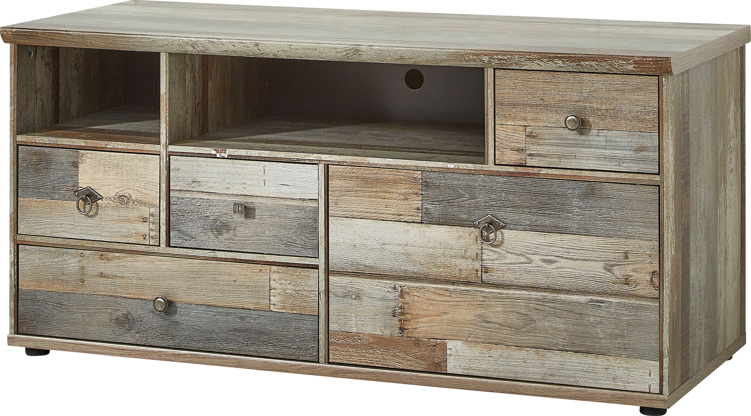 Innostyle TV-Board "BONANZA" 1 Stk. tlg. 4 Schubladen, 1 Klappe, 2 Fächer, günstig online kaufen