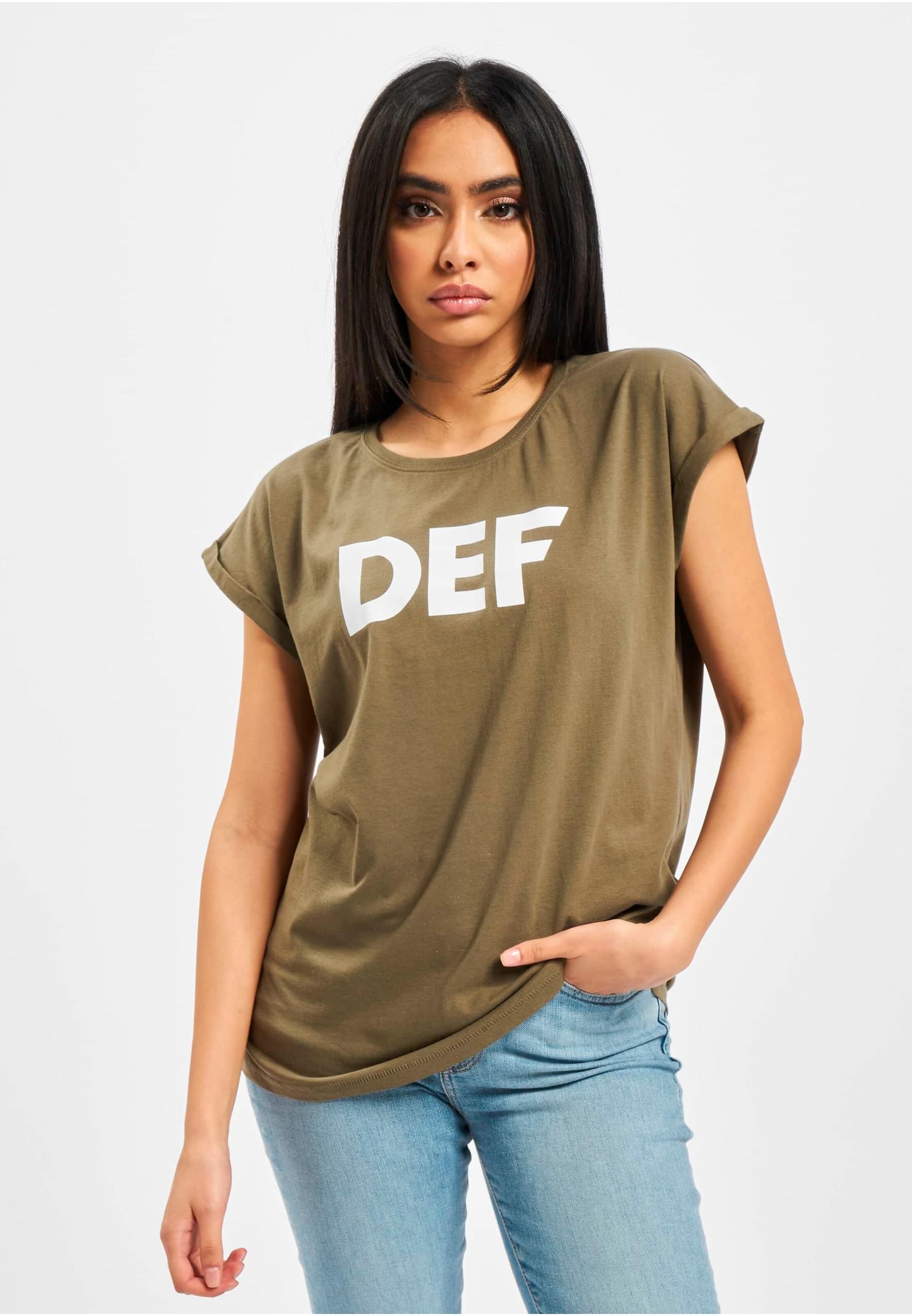 DEF Kurzarmshirt »DEF Damen DEF Her Secret T-Shirt«, (1 tlg.)