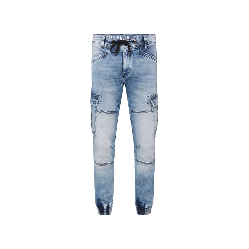 CAMP DAVID Regular-fit-Jeans, mit Teilungsnähten