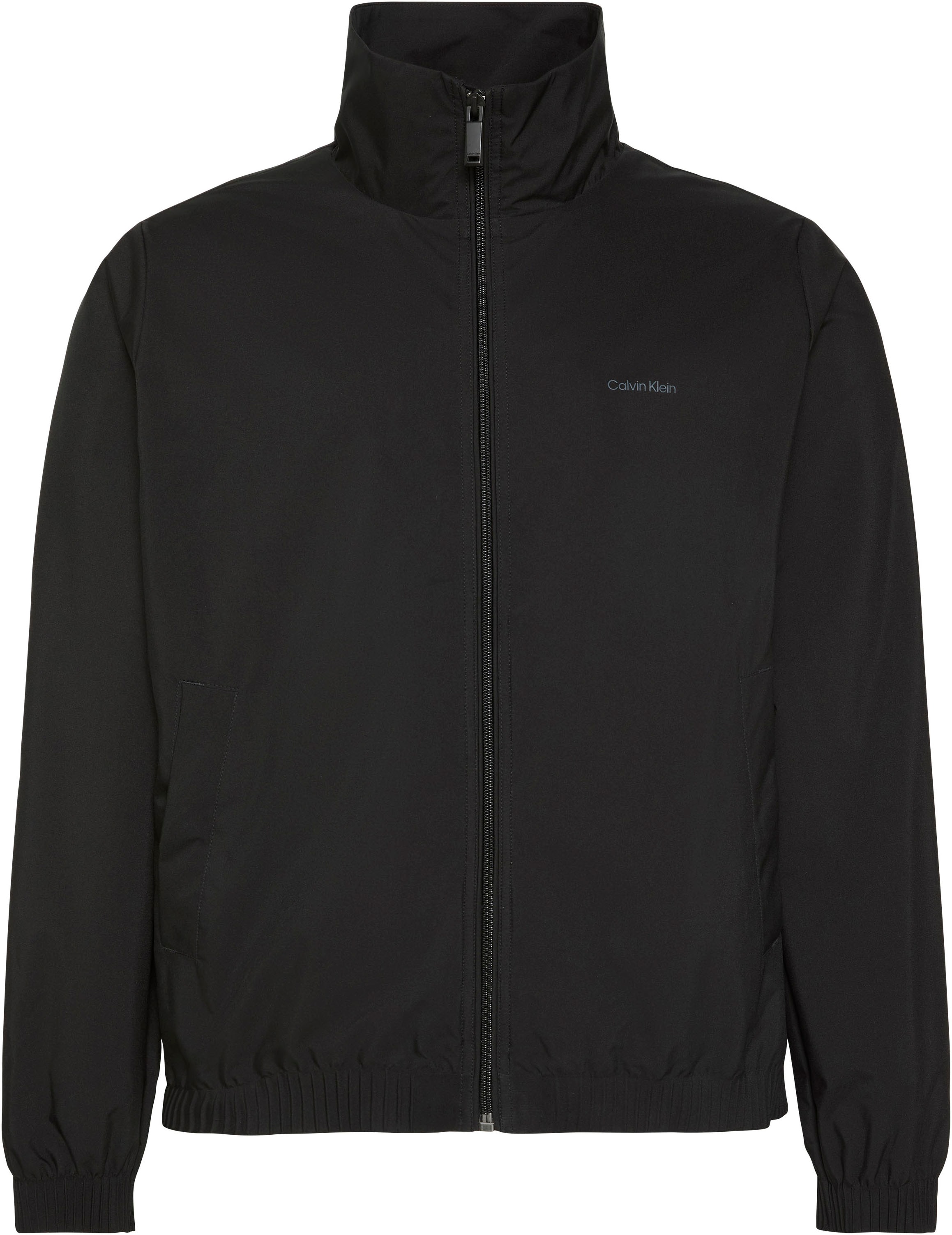 Calvin Klein Windbreaker "LS NYLON STAND COLLAR WINDBREAKE" ohne Kapuze Reg günstig online kaufen