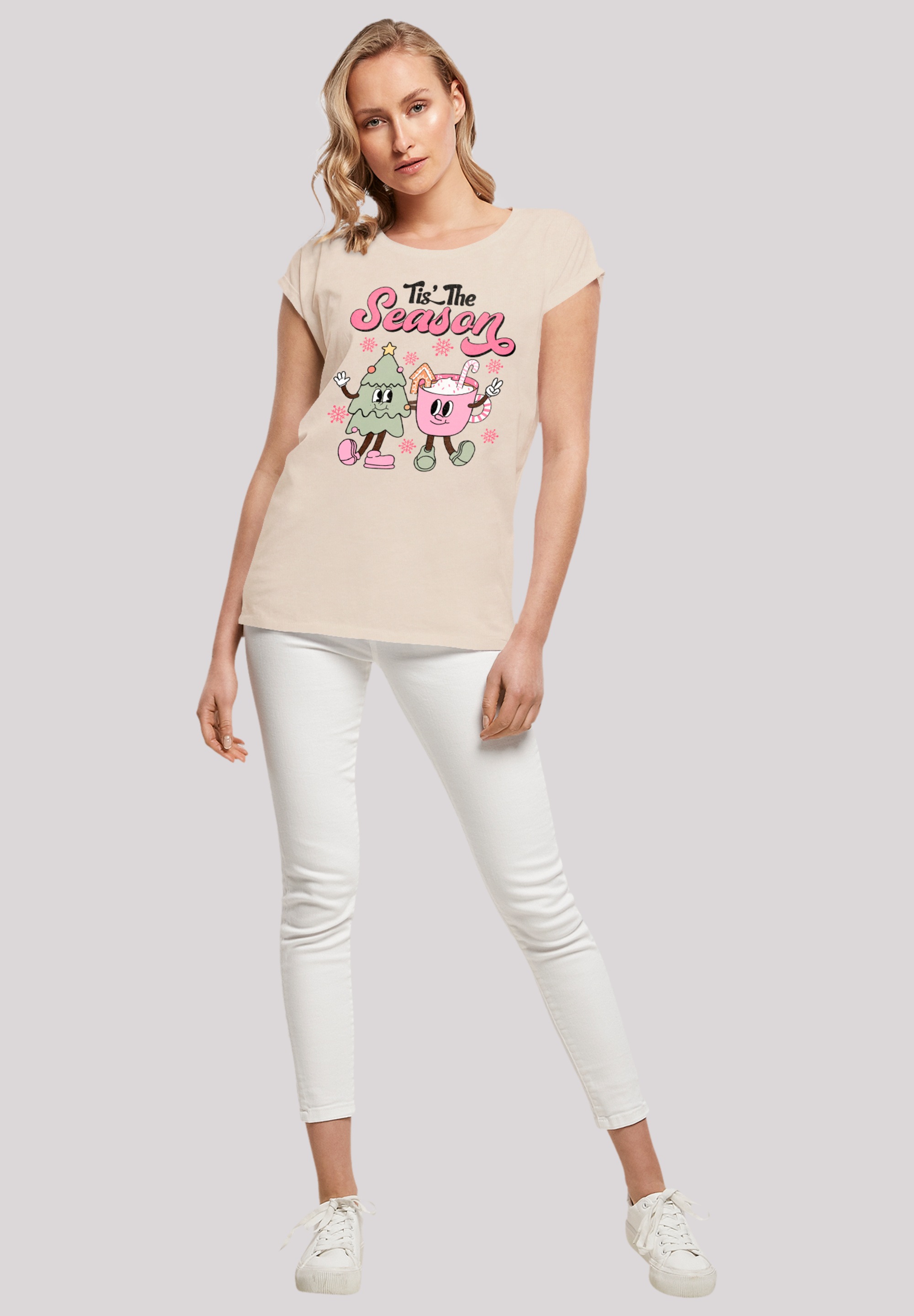 F4NT4STIC T-Shirt »Tis The Season Tree Cocoa«, Premium Qualität, Weihnachts-Kollection