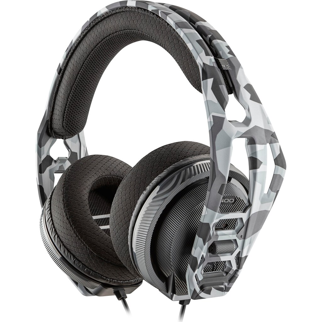 nacon Gaming-Headset »Nacon RIG 400HS Gaming-Headset, Camo-schwarz, 3,5 mm Klinke«, Mikrofon abnehmbar