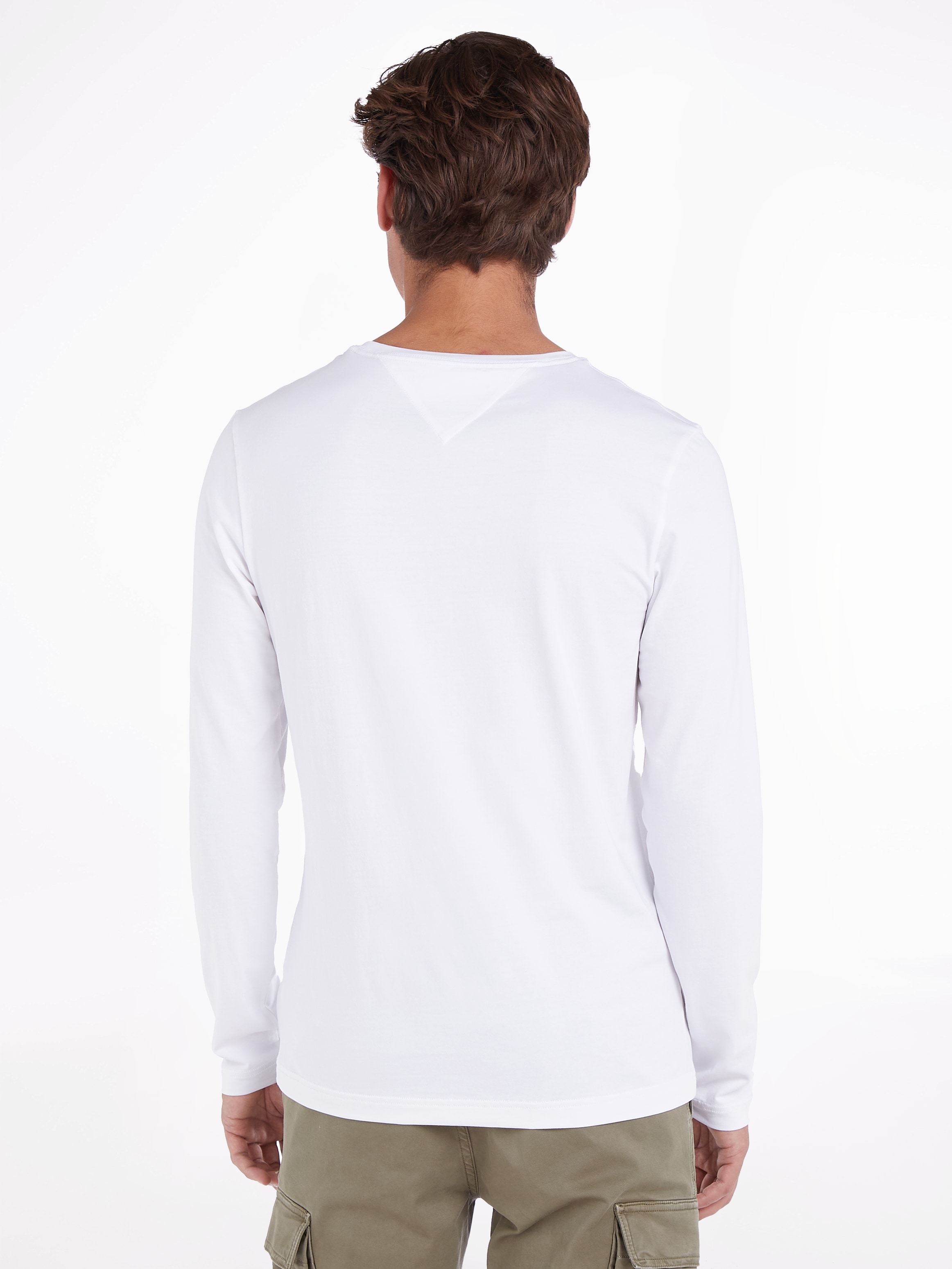 Tommy Hilfiger Langarmshirt »STRETCH SLIM FIT LONG SLEEVE«, aus biologischem Baumwollstretch
