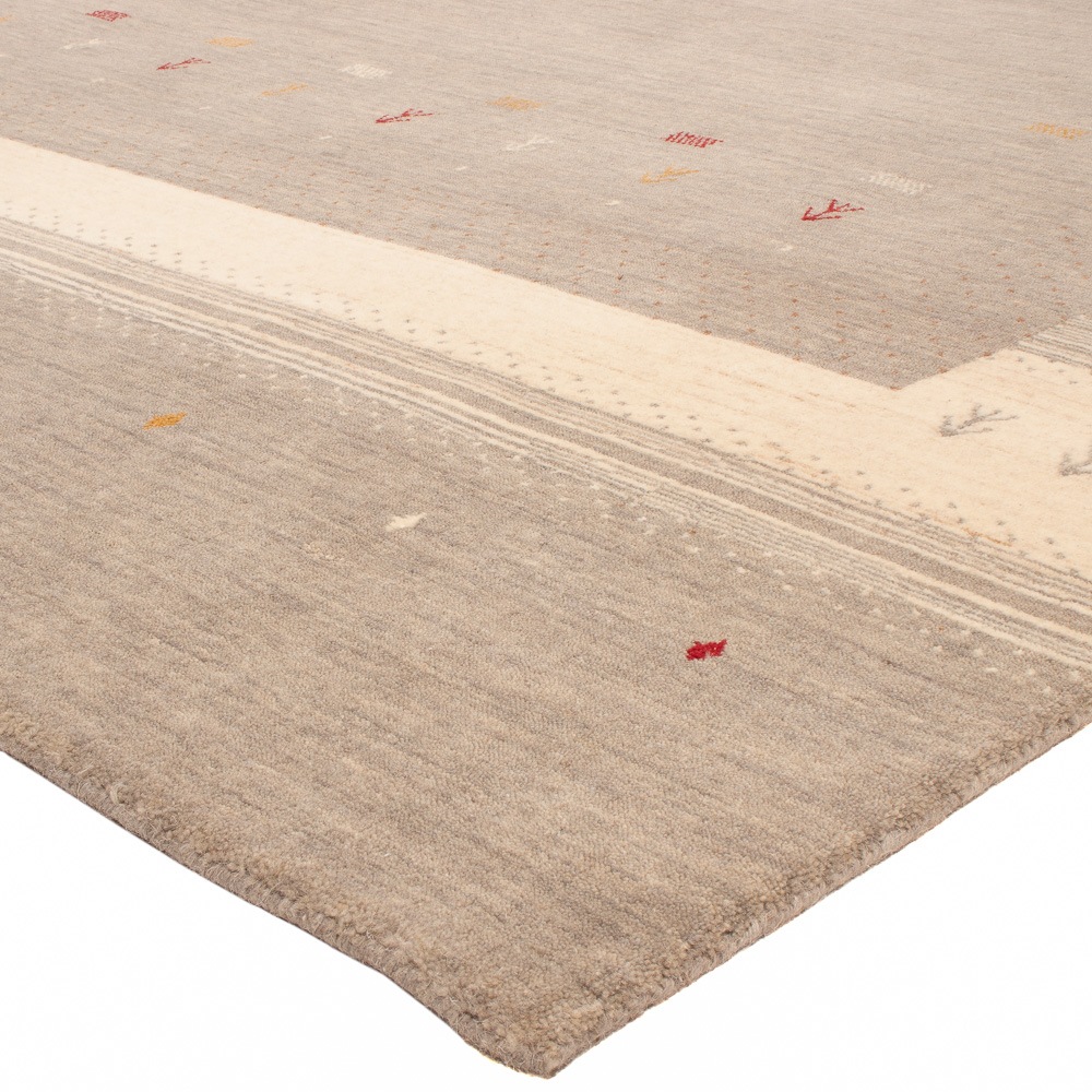 morgenland Wollteppich »Aurora Flair - Gabbeh Teppich - Loribaft Softy«, rechteckig, 1,2 mm Höhe, Sehr weicher Flor