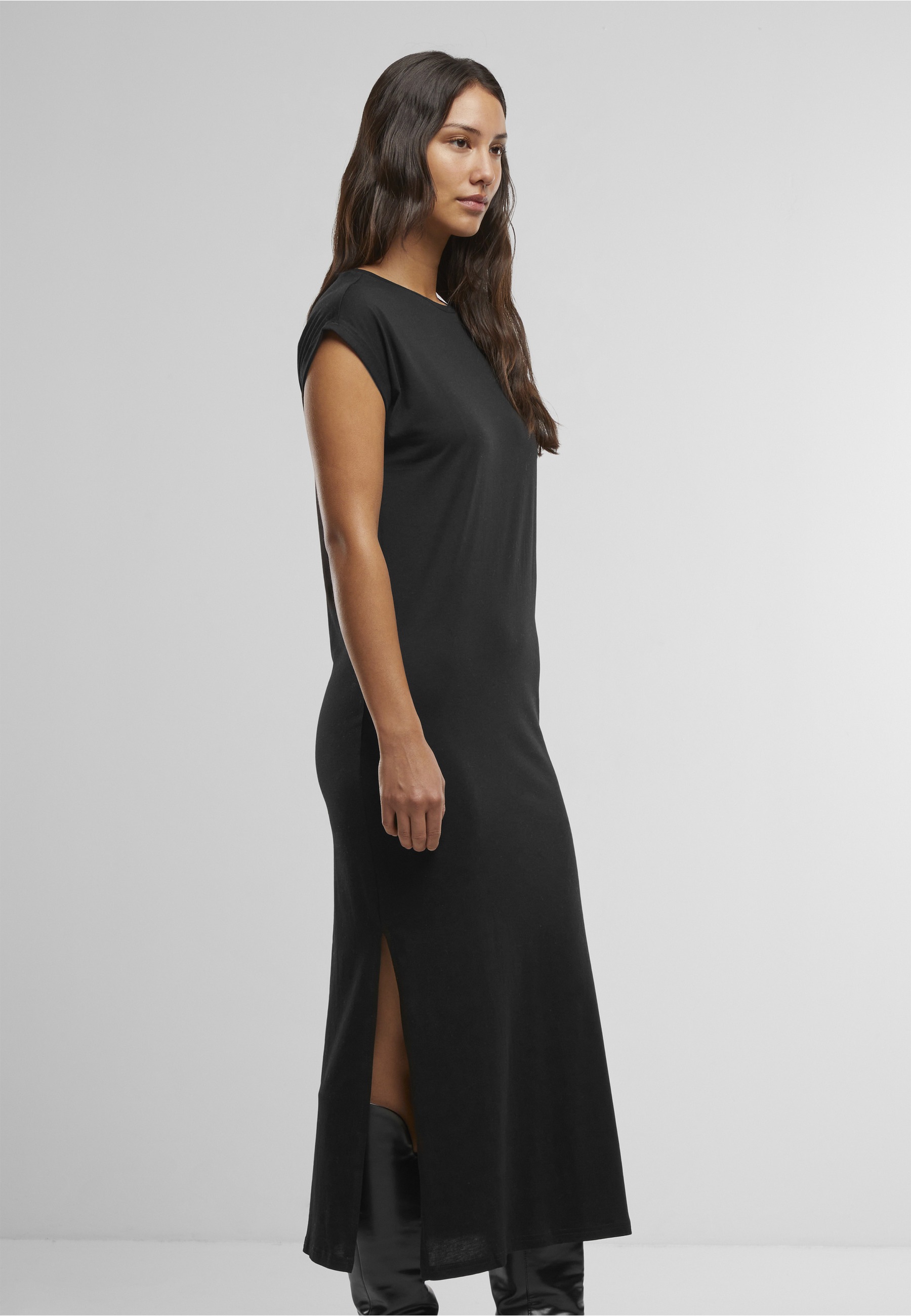 URBAN CLASSICS Shirtkleid »Urban Classics Ladies Extended Shoulder Dress« 1 Stk. tlg.