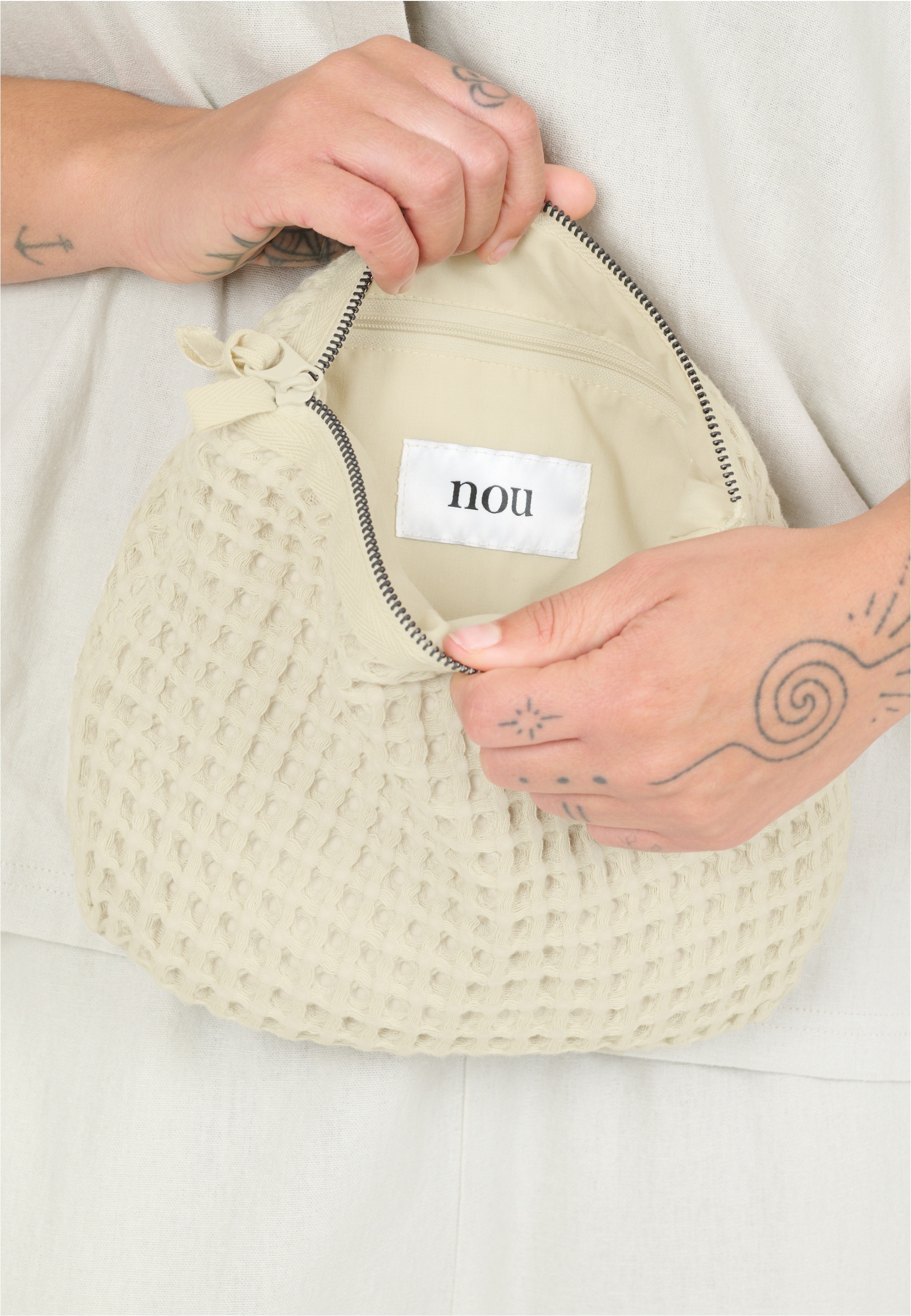 nou Sporttasche »Rosalinda« aus Waffelpique