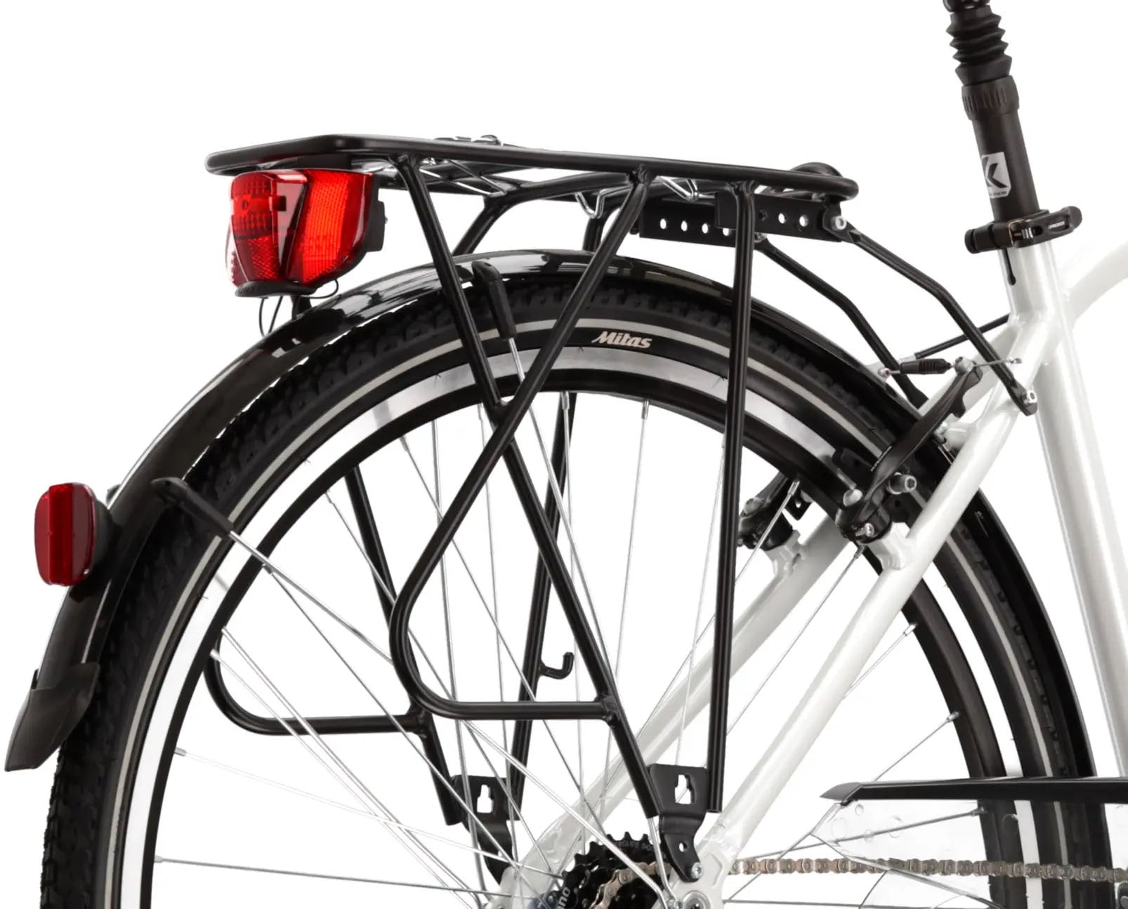 Kross Trekkingrad »Trekkingrad Trans 4.0 weiß 21 Gänge«, 21 Gang, Shimano, ACERA T3000 Schaltwerk, Kettenschaltung