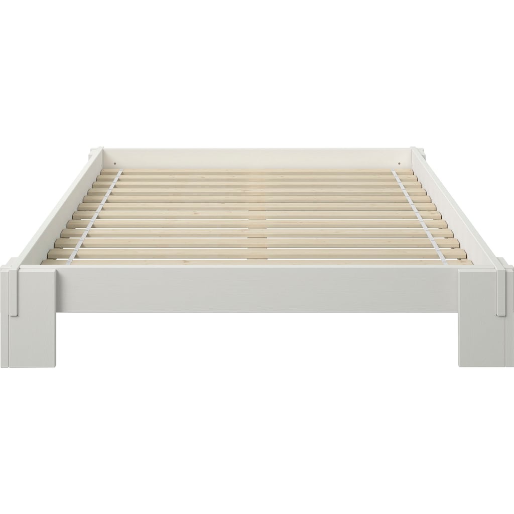 Home affaire Futonbett »"ZEN " zertifiziertes Massivholz (Kiefer)«, Massivholzbett, zeitlos elegant