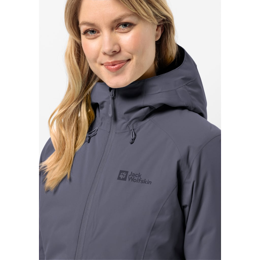 Jack Wolfskin Outdoorjacke »WISPER INS JKT W«, mit Kapuze