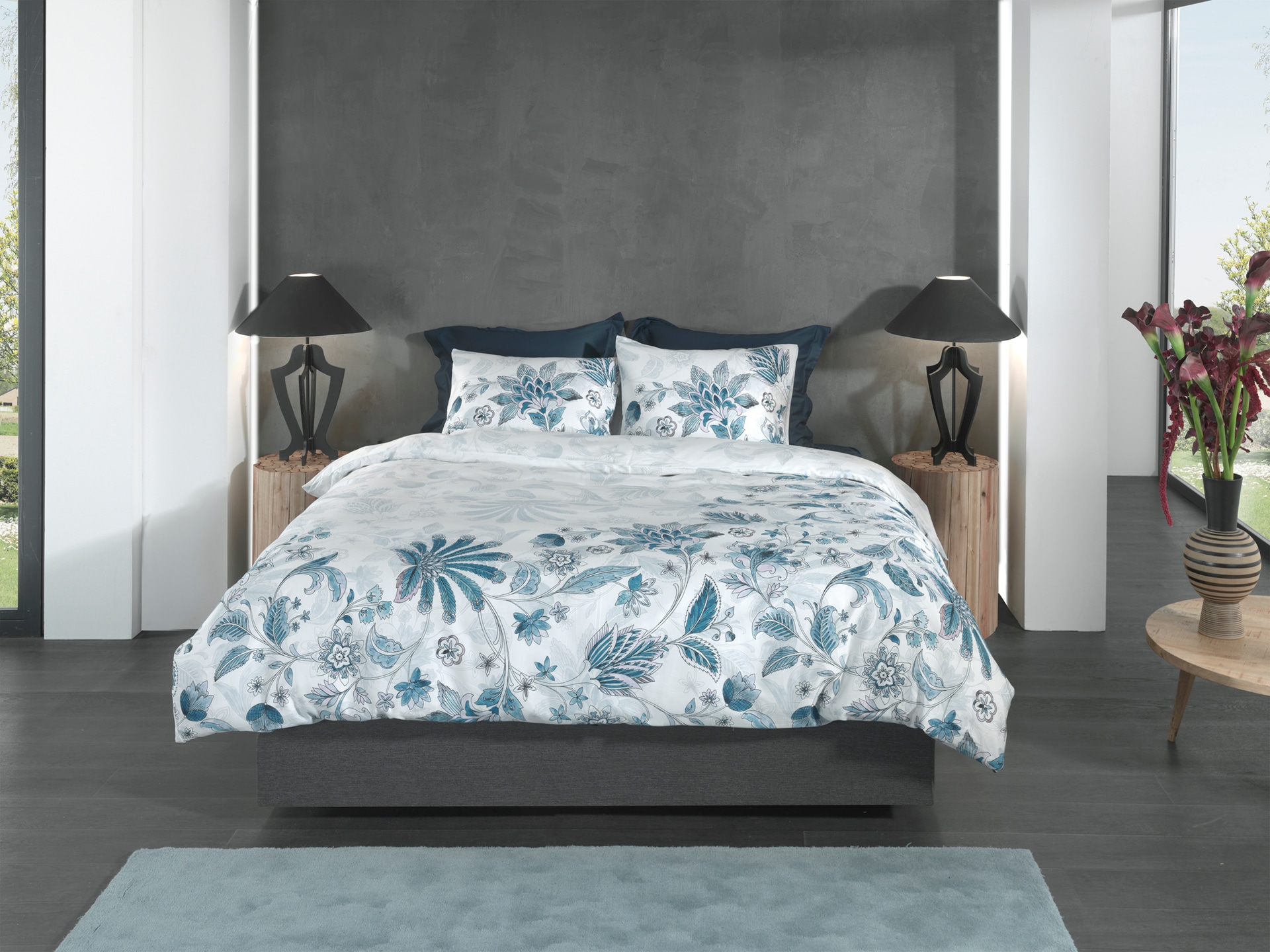 Heckett & Lane Bettwäsche »Heckettlane Bettwäsche Asia« 2 Bettwäsche aus 100% Baumwolle, hochwertige Mako-Satin, ab 135x200 cm.