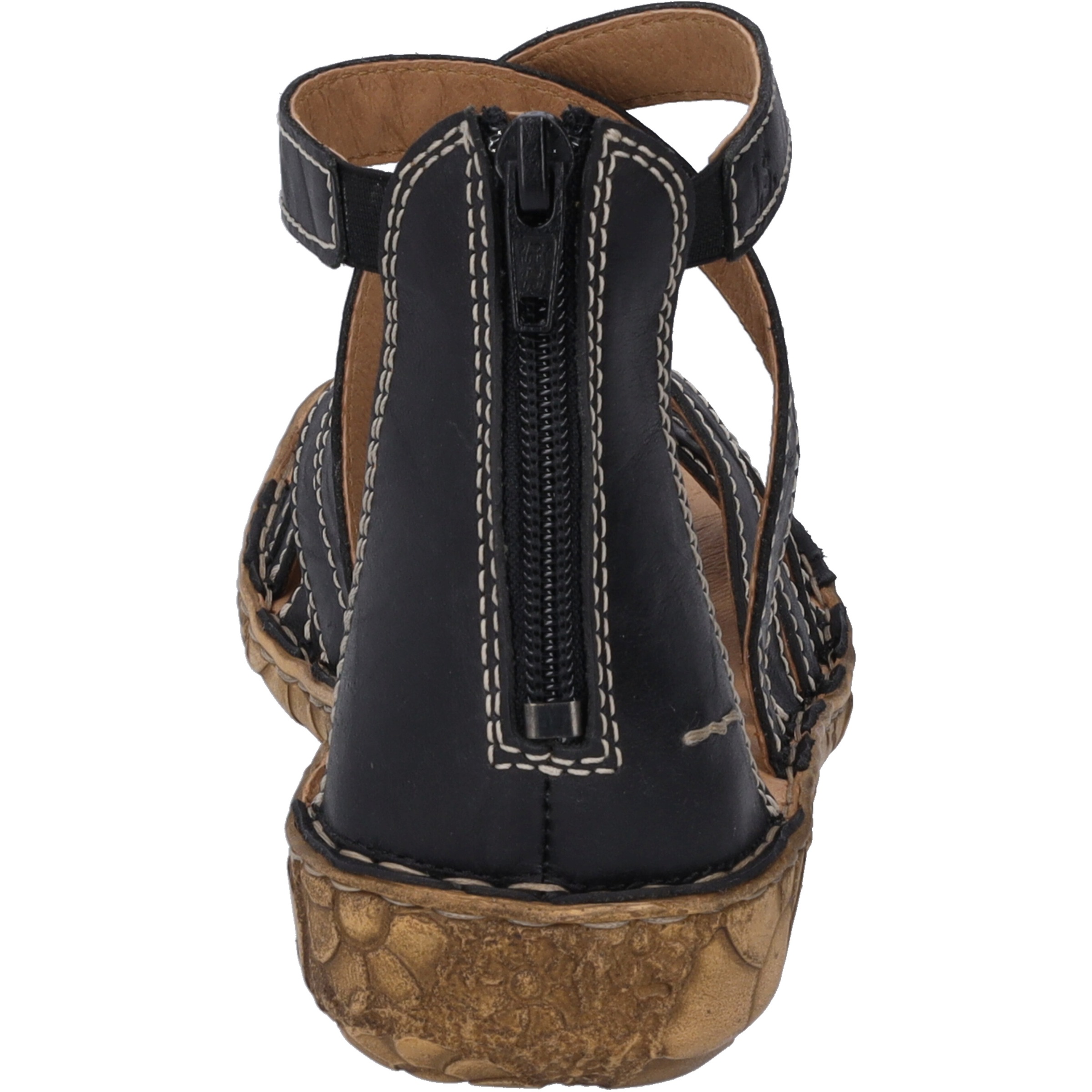Sandale JOSEF SEIBEL "Rosalie 53, schwarz", Damen, Gr. 38, schwarz, Obermaterial: 100% Rindsleder Leather cow., Schuhe Sandale 3