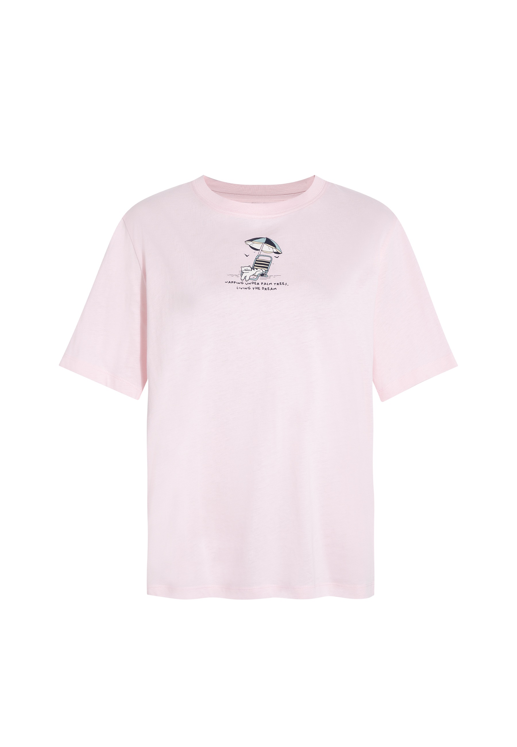 Mavi T-Shirt »BEACH PRINTED T-SHIRT«, Katzen T-Shirt