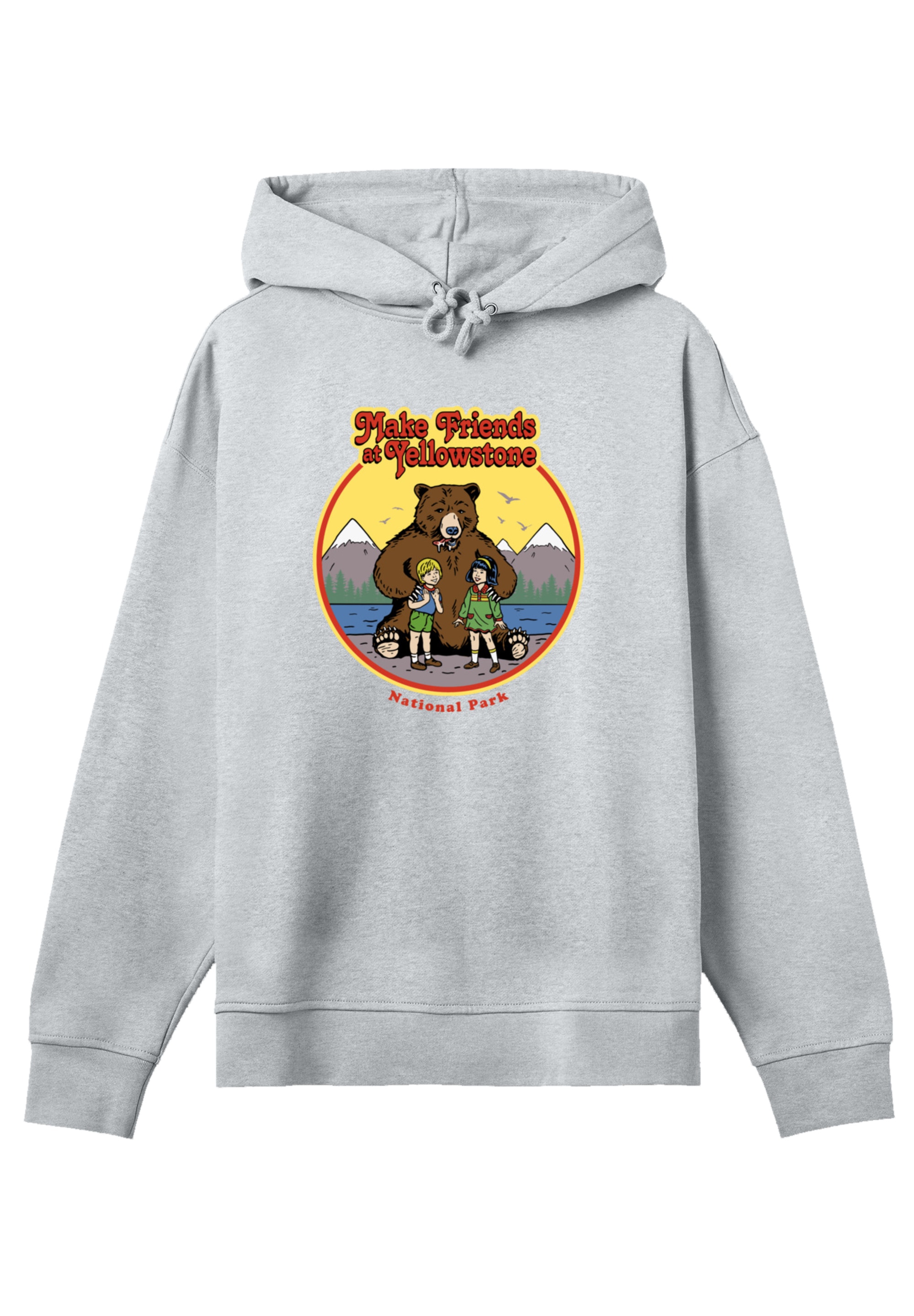 F4NT4STIC Kapuzenpullover "US National Parks Make Friends At Yellowstone" P günstig online kaufen