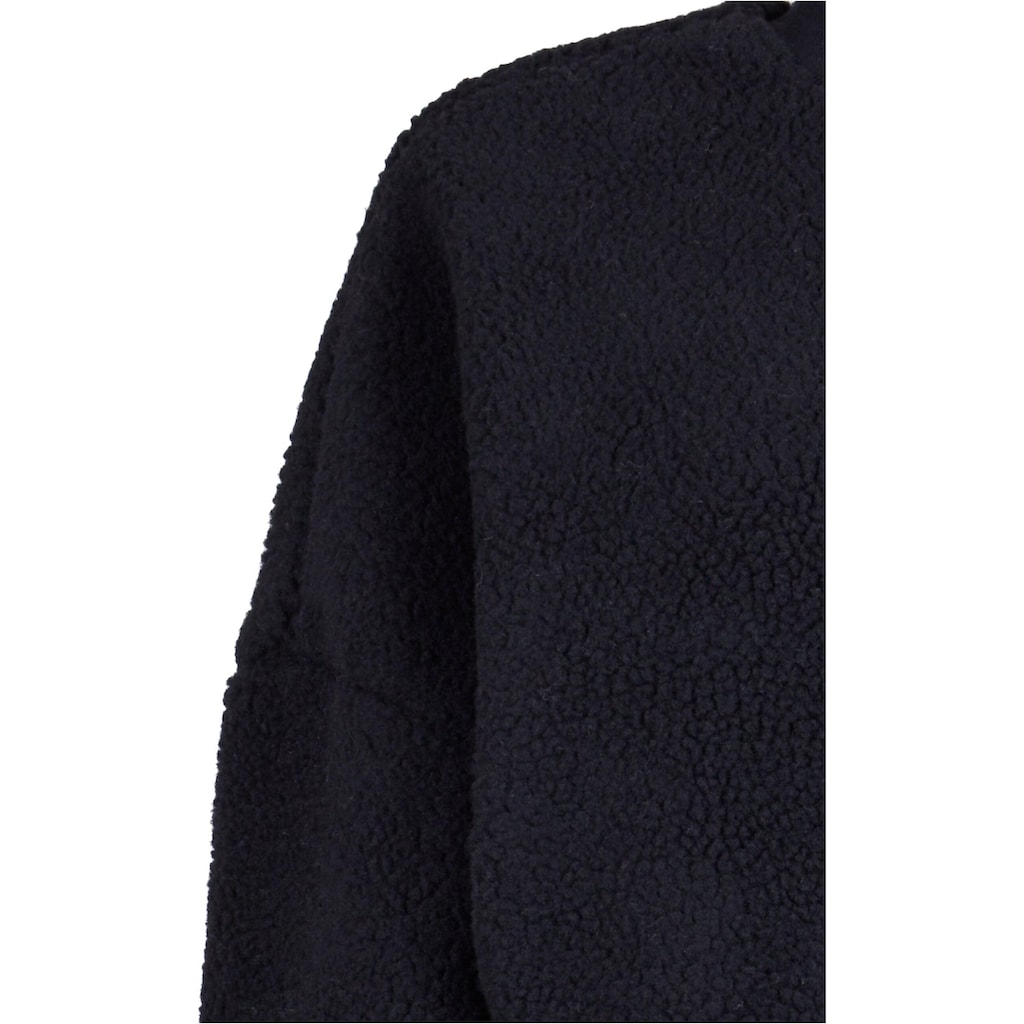 URBAN CLASSICS Sweater »Urban Classics Damen Ladies Sherpa Crewneck«