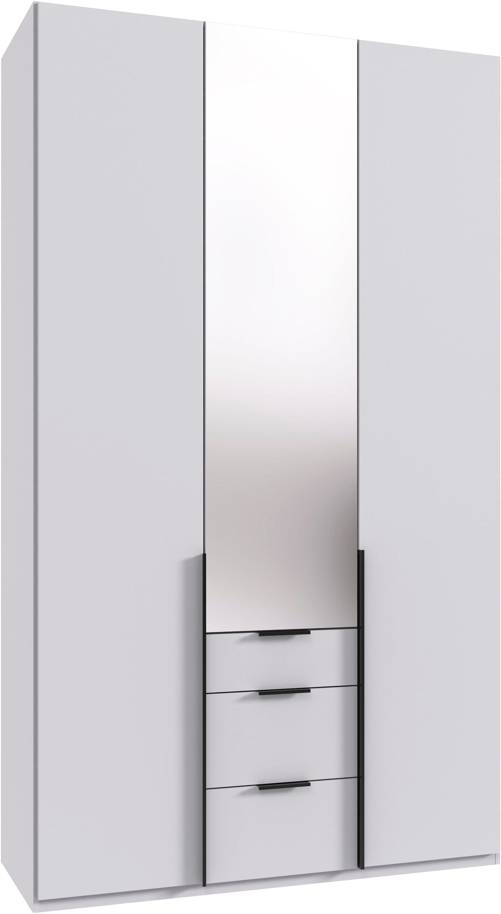 Wimex Drehtürenschrank "Mugano" mit langen oder kurzen Griffen aus Metall, günstig online kaufen