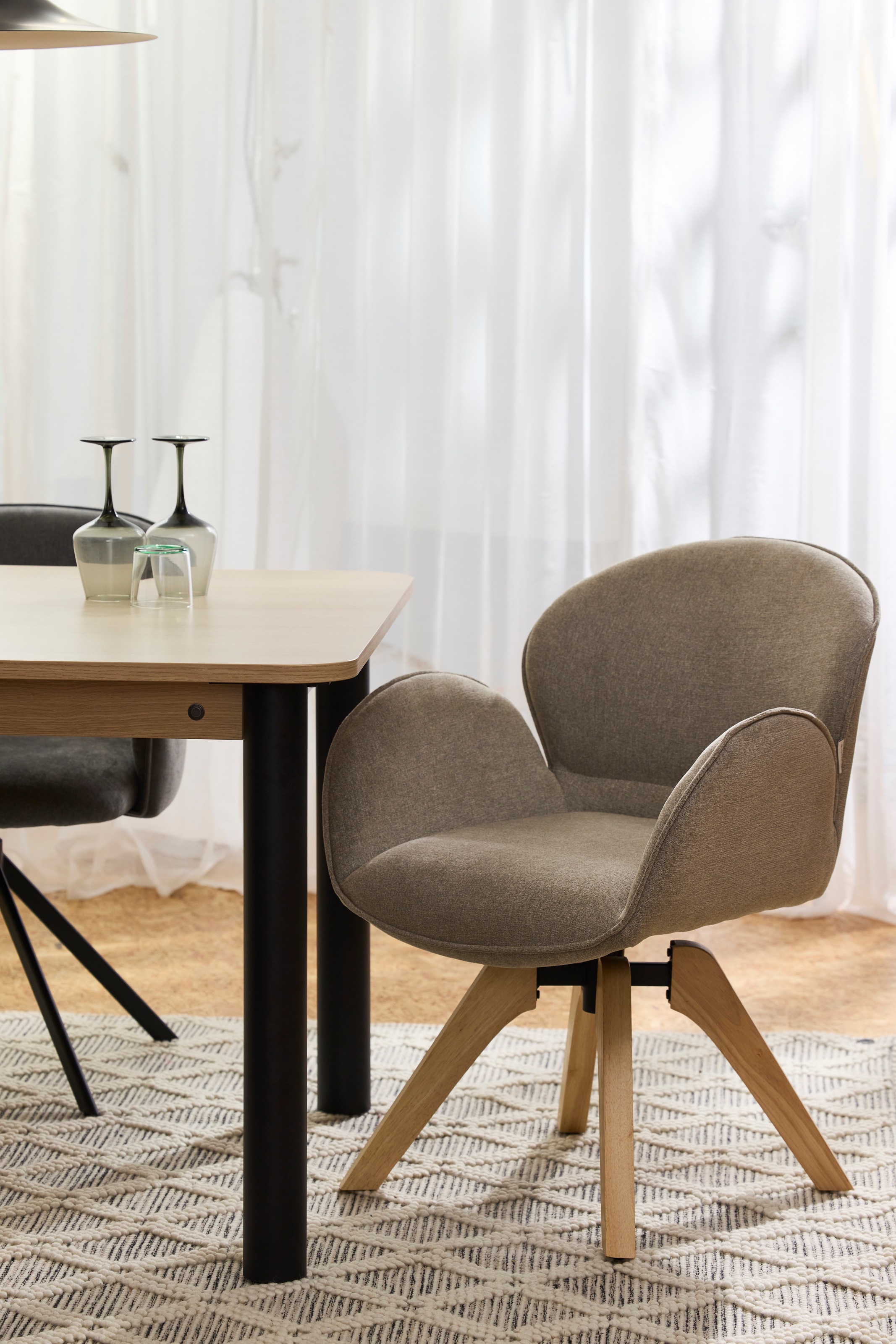 TOM TAILOR HOME Armlehnstuhl "WINGS ARMCHAIR" (Set) 2 Stk. Chenille mit Arm günstig online kaufen