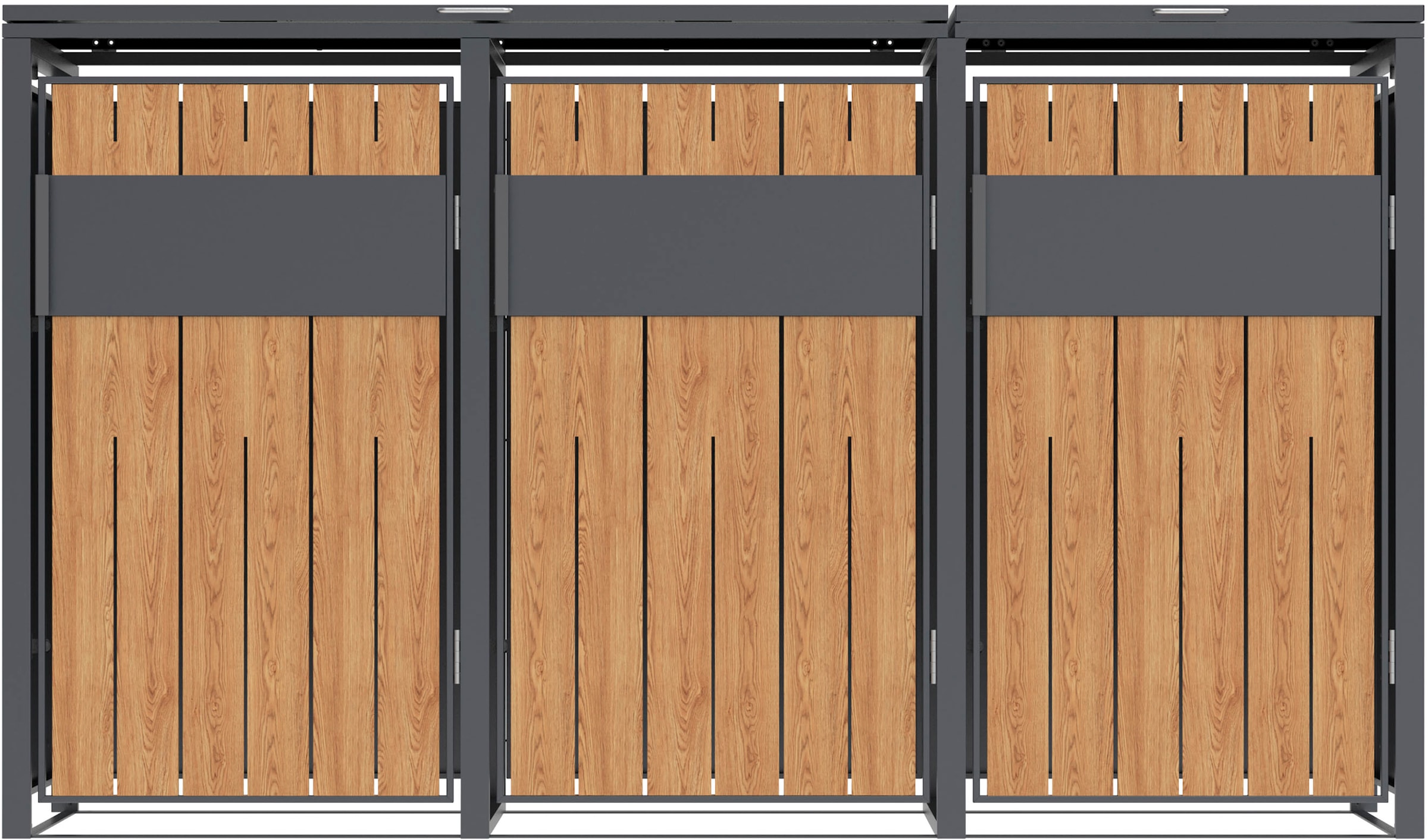 WESTMANN Mülltonnenbox »Varius 3« BxTxH: 198x80x116 cm, für 3x240 L Mülltonnen
