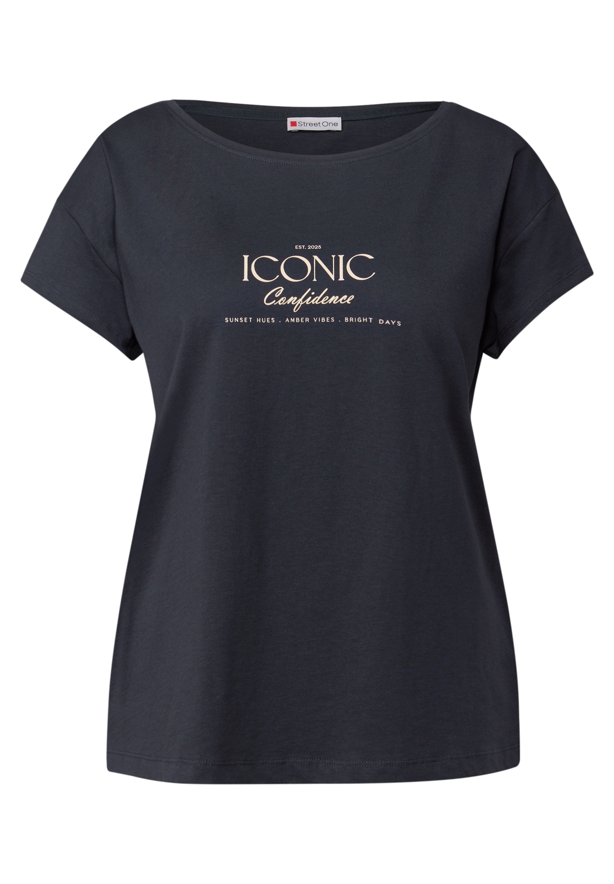 STREET ONE T-Shirt, aus reiner Baumwolle
