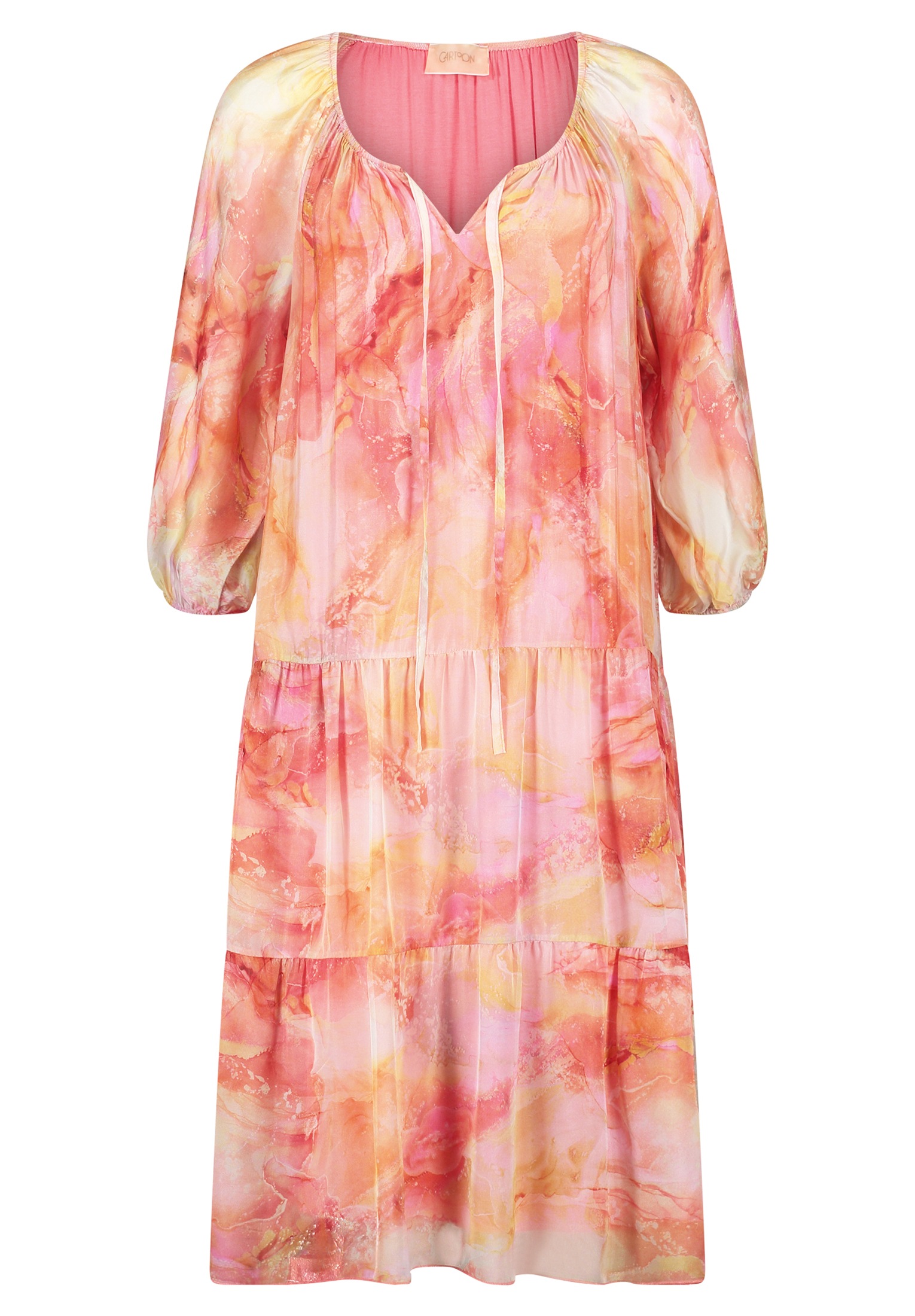 Cartoon Sommerkleid "Damen Sommerkleid mit Print" Ohne Tasche Druck günstig online kaufen