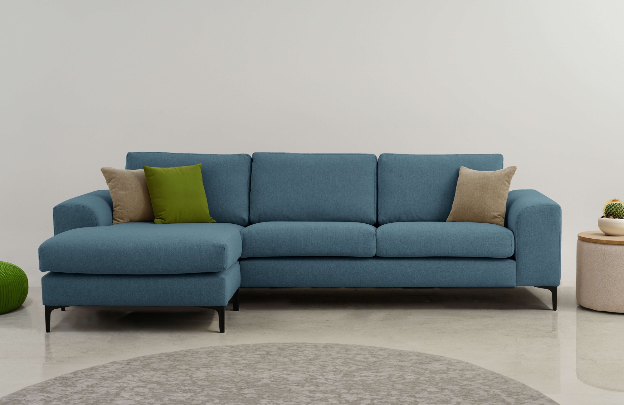 Ecksofa »Henry«, mit Metallbeinen, in modernem Design