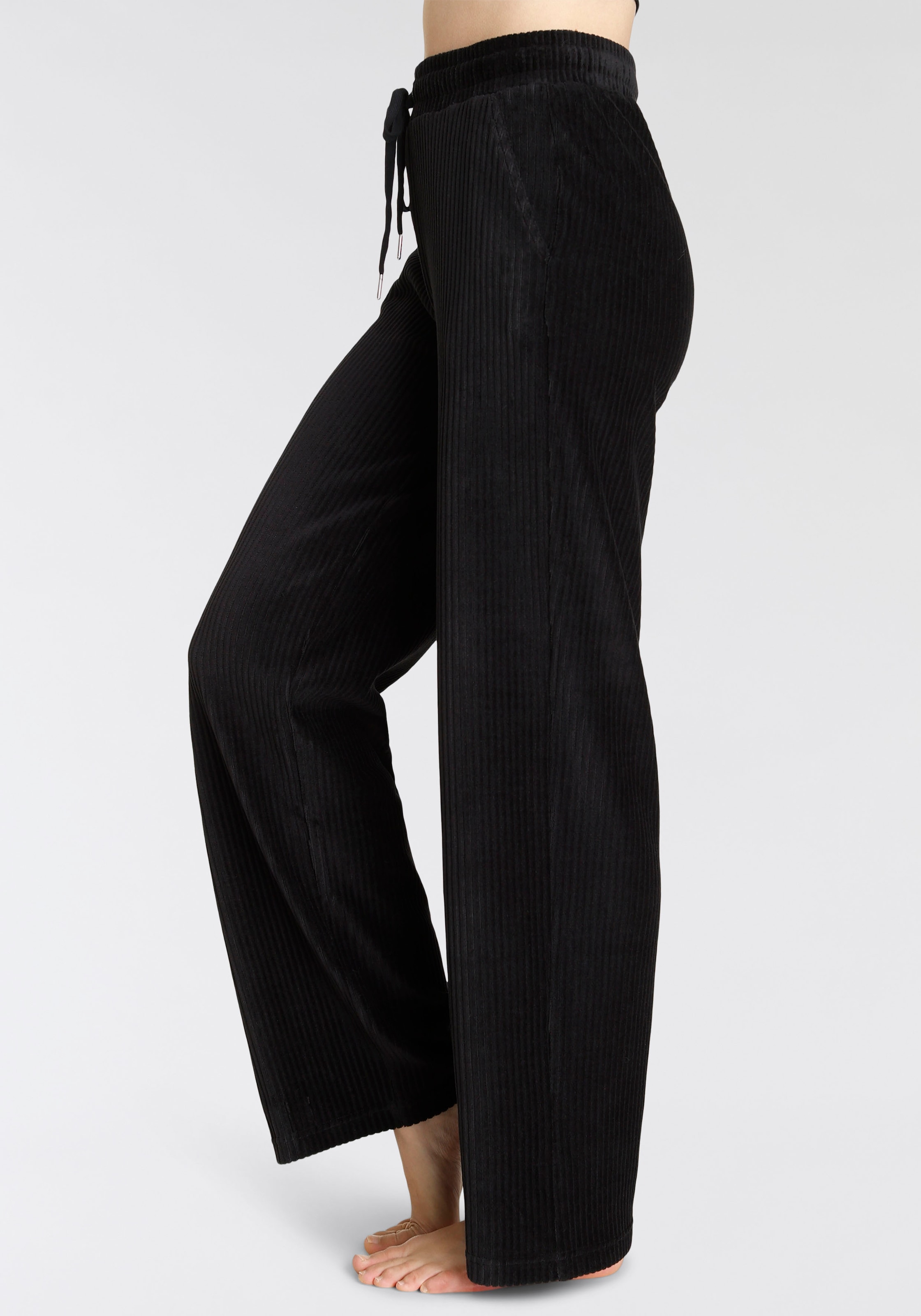 Vivance Homewearhose »-Loungehose«, mit breiter elastischen Cord Struktur, Loungewear