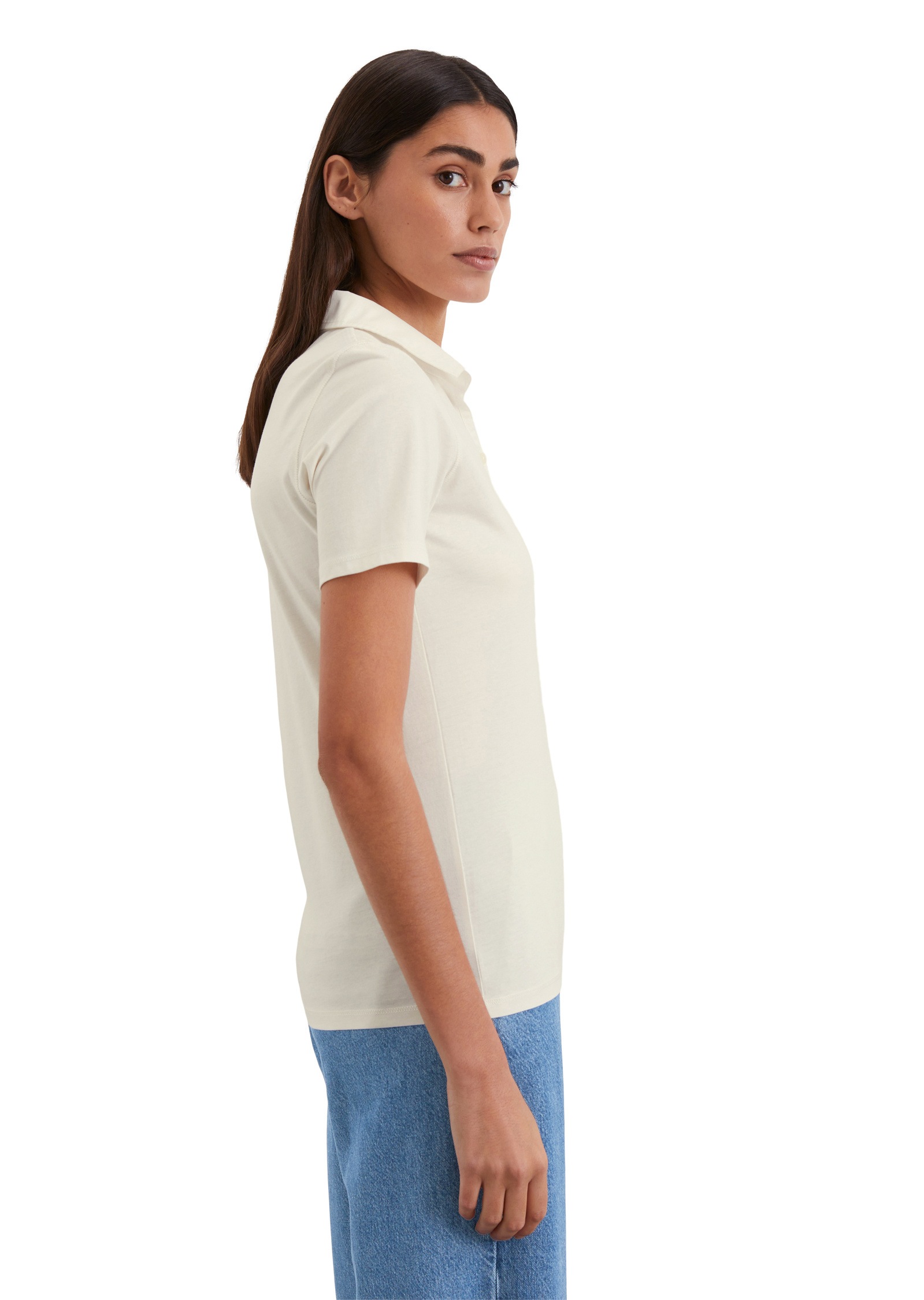 Marc O'Polo Poloshirt »mit Material-Mix-Details«