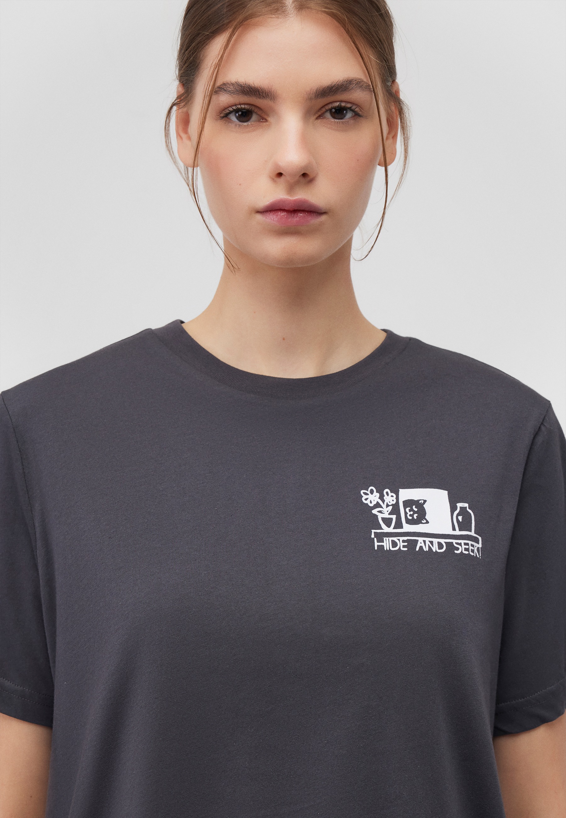 Mavi T-Shirt »PAWSOME CREW TEE«, Print T-Shirt